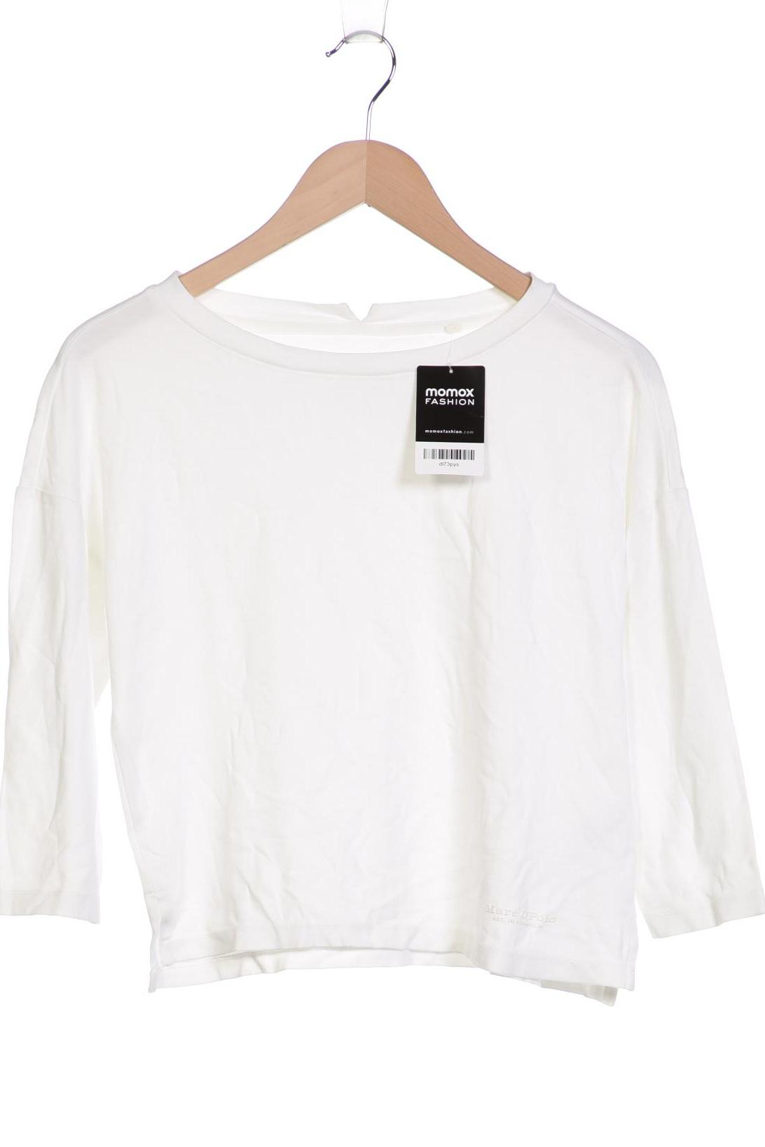 

Marc O Polo Damen Langarmshirt, weiß, Gr. 34