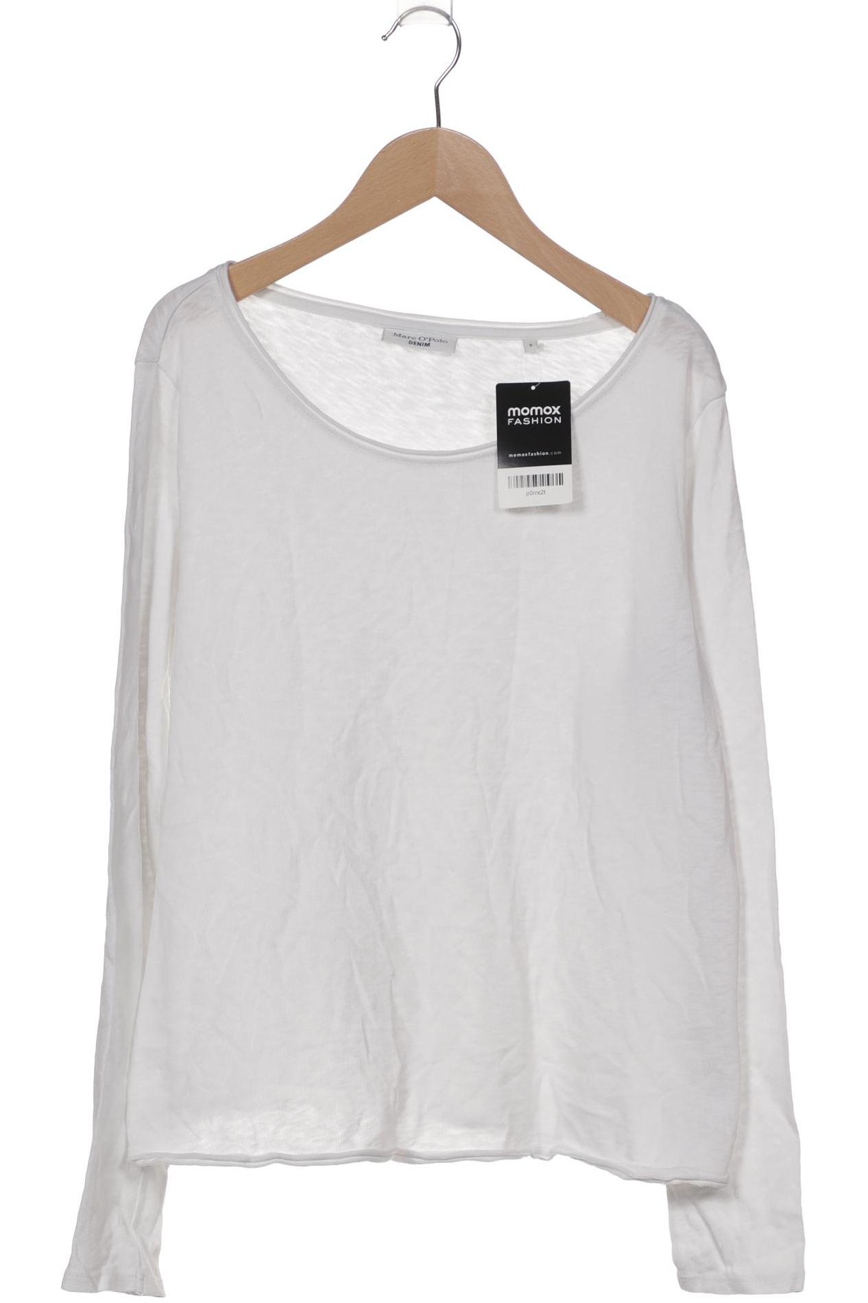 

Marc O Polo Damen Langarmshirt, weiß, Gr. 36