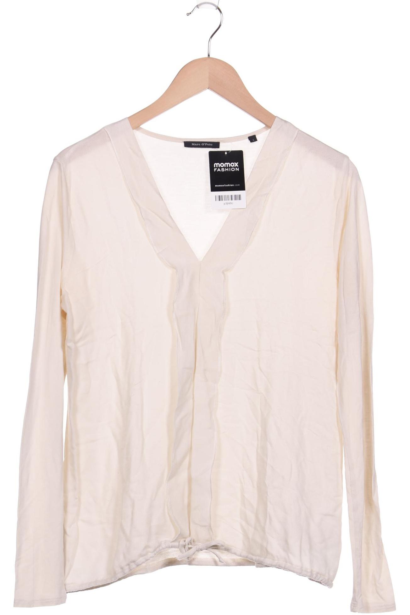 

Marc O Polo Damen Langarmshirt, cremeweiß