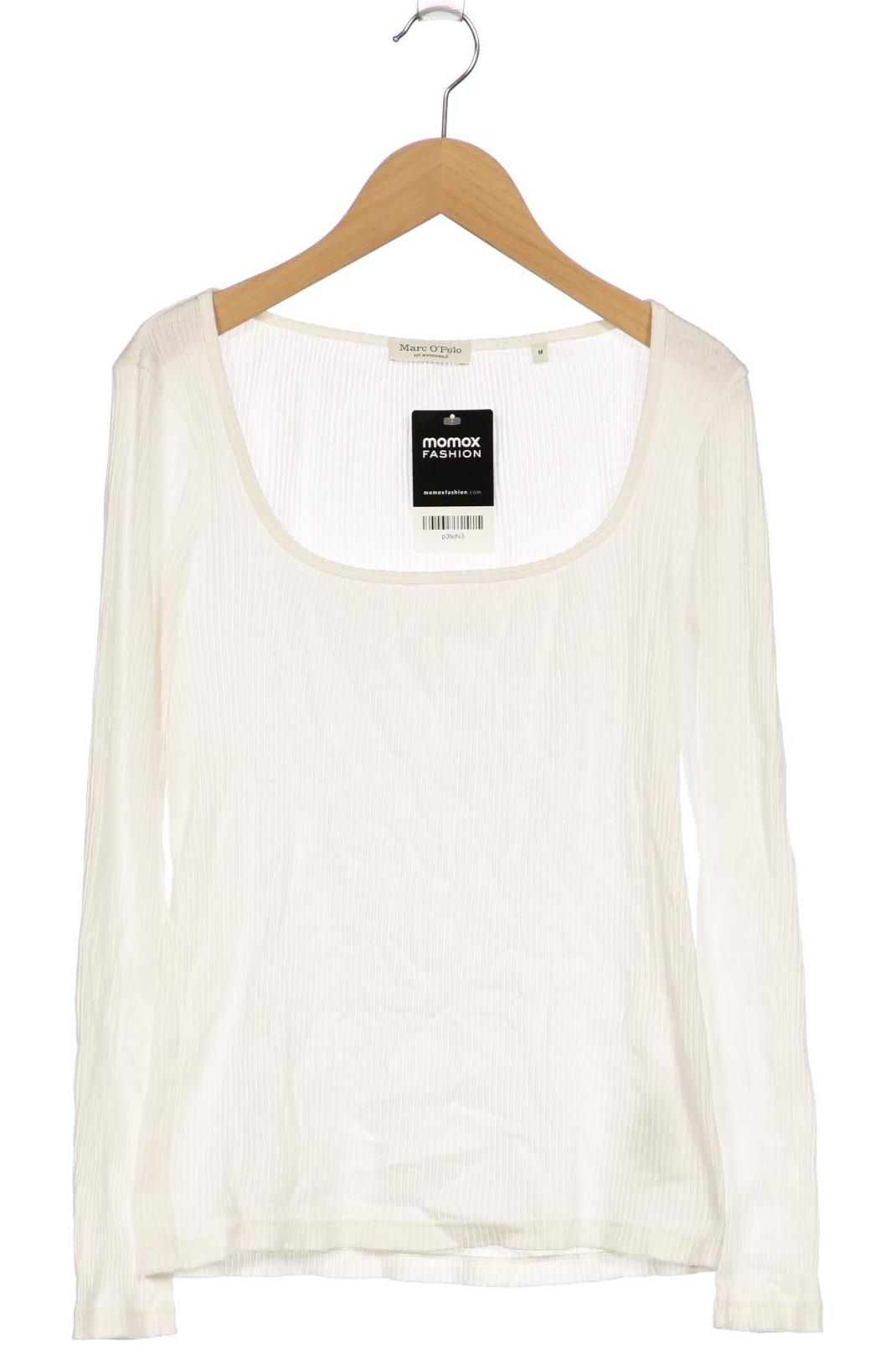

Marc O Polo Damen Langarmshirt, weiß, Gr. 38