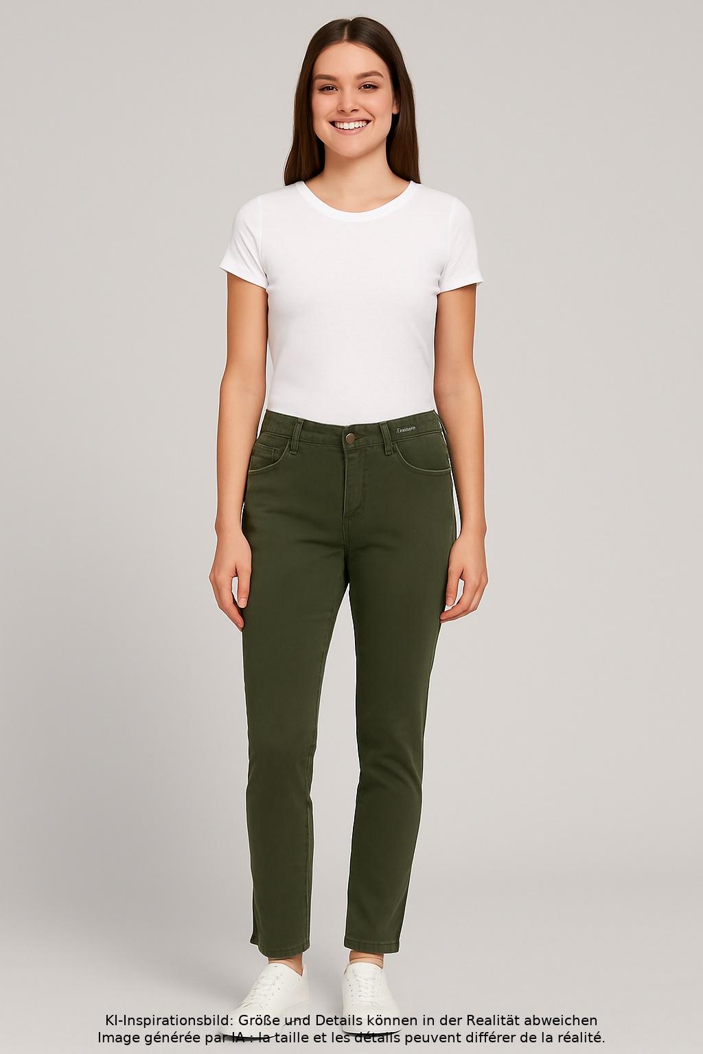 

Marc O Polo Damen Stoffhose, grün, Gr. 30