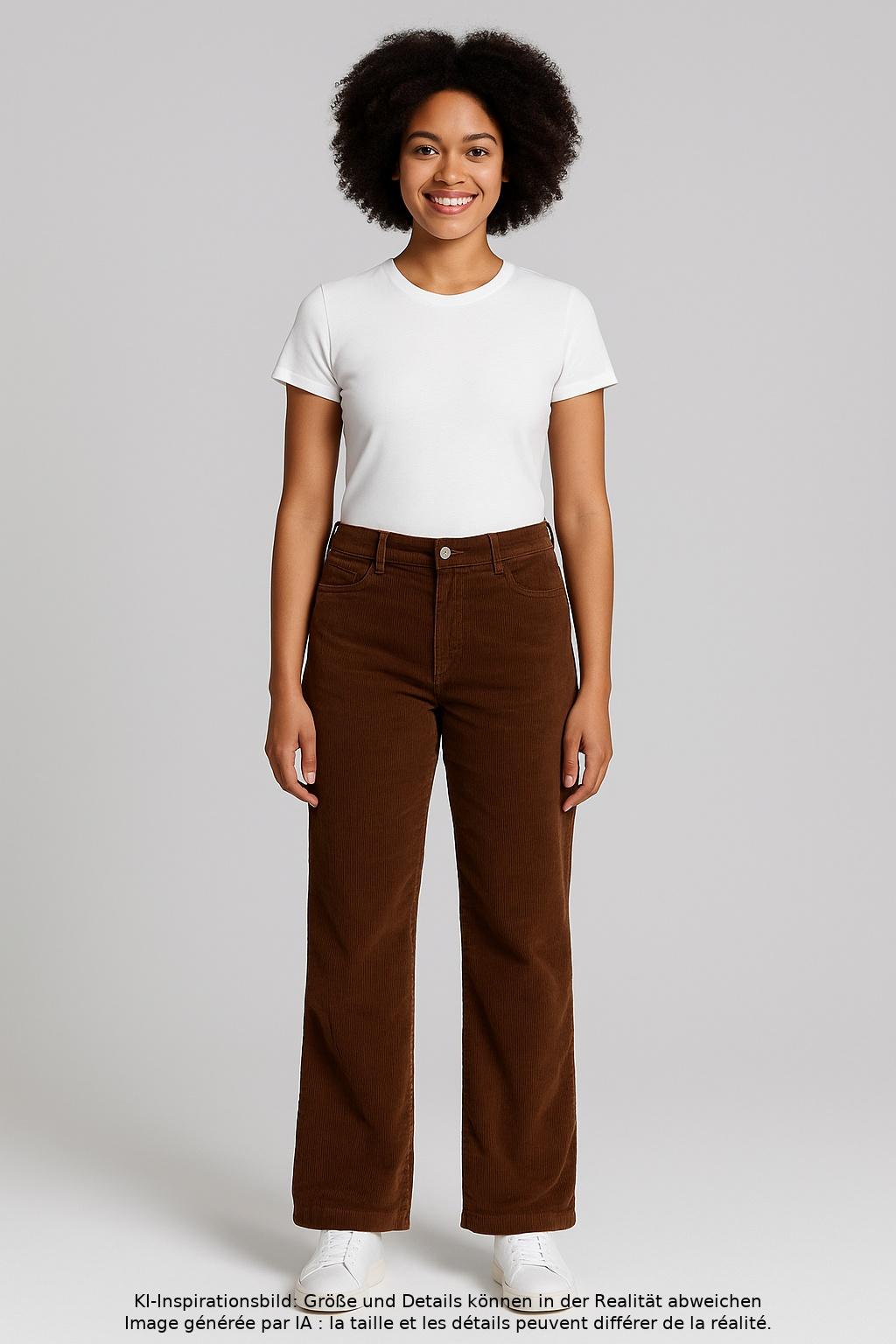 

Marc O Polo Damen Stoffhose, braun, Gr. 30