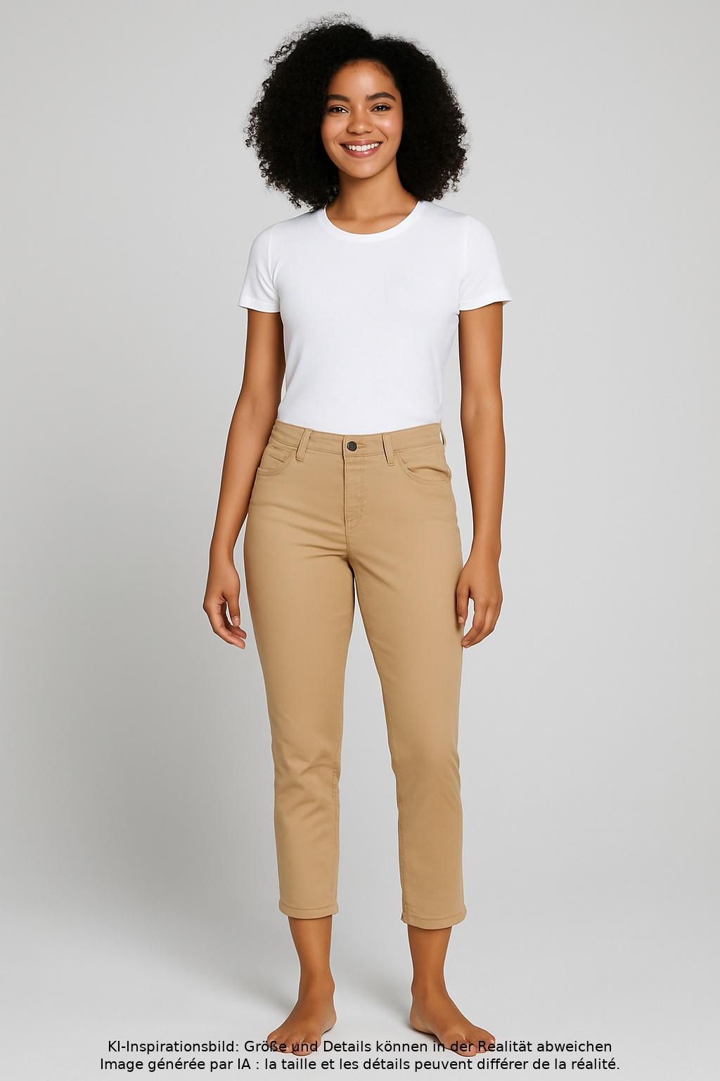 

Marc O Polo Damen Stoffhose, beige, Gr. 28