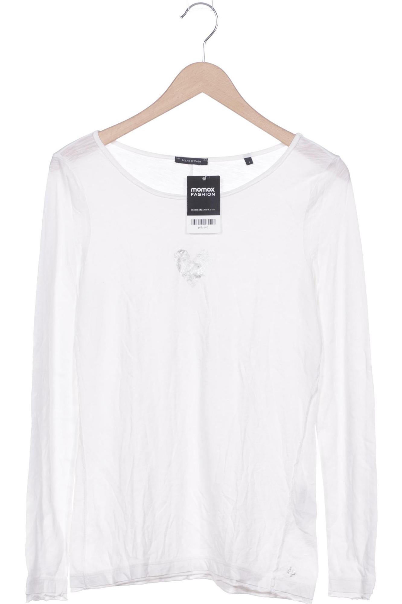 

Marc O Polo Damen Langarmshirt, weiß, Gr. 36