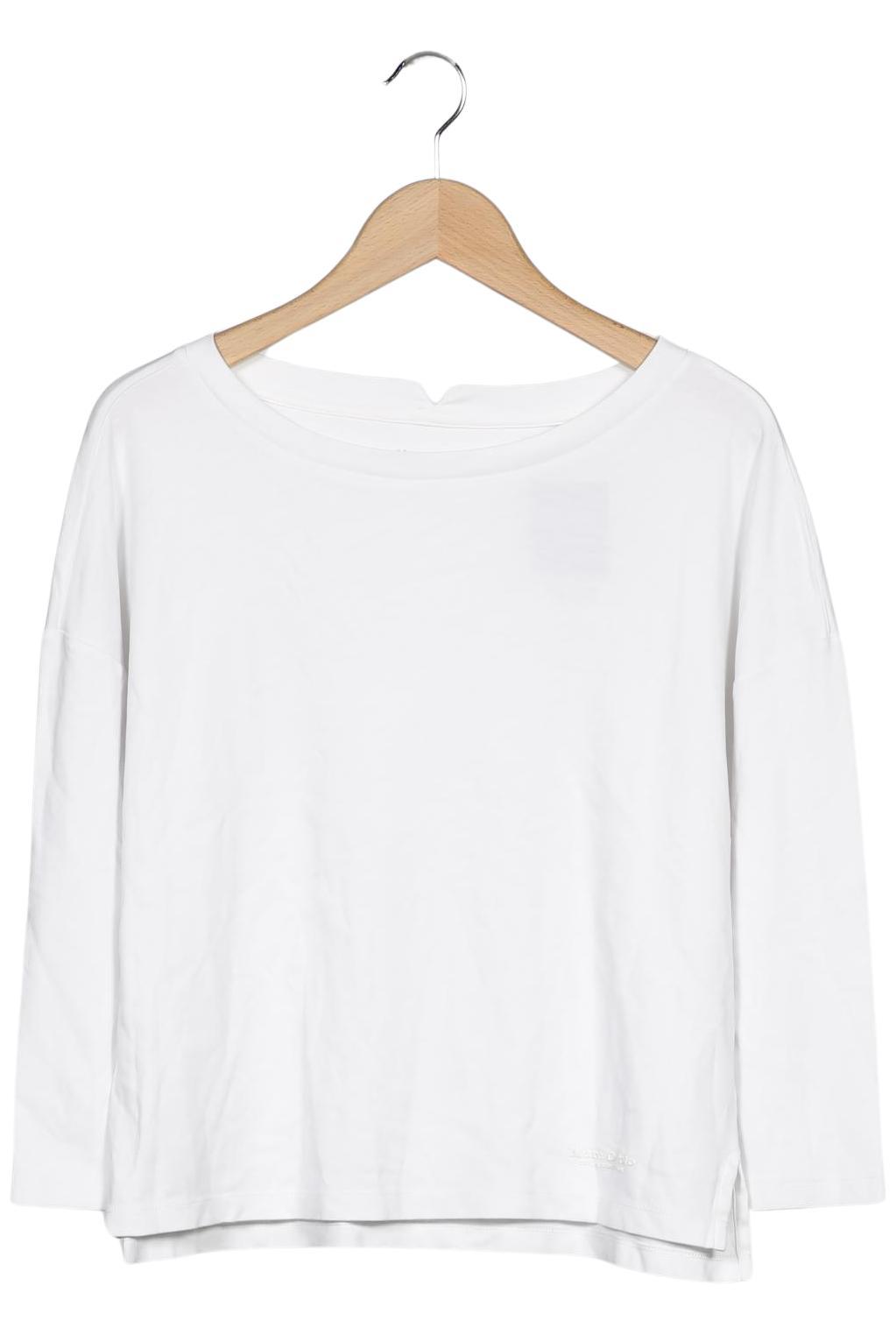 

Marc O Polo Damen Langarmshirt, weiß, Gr. 38