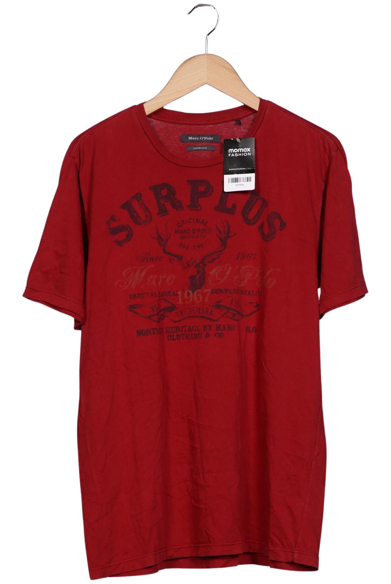 

Marc O Polo Herren T-Shirt, rot, Gr. 52