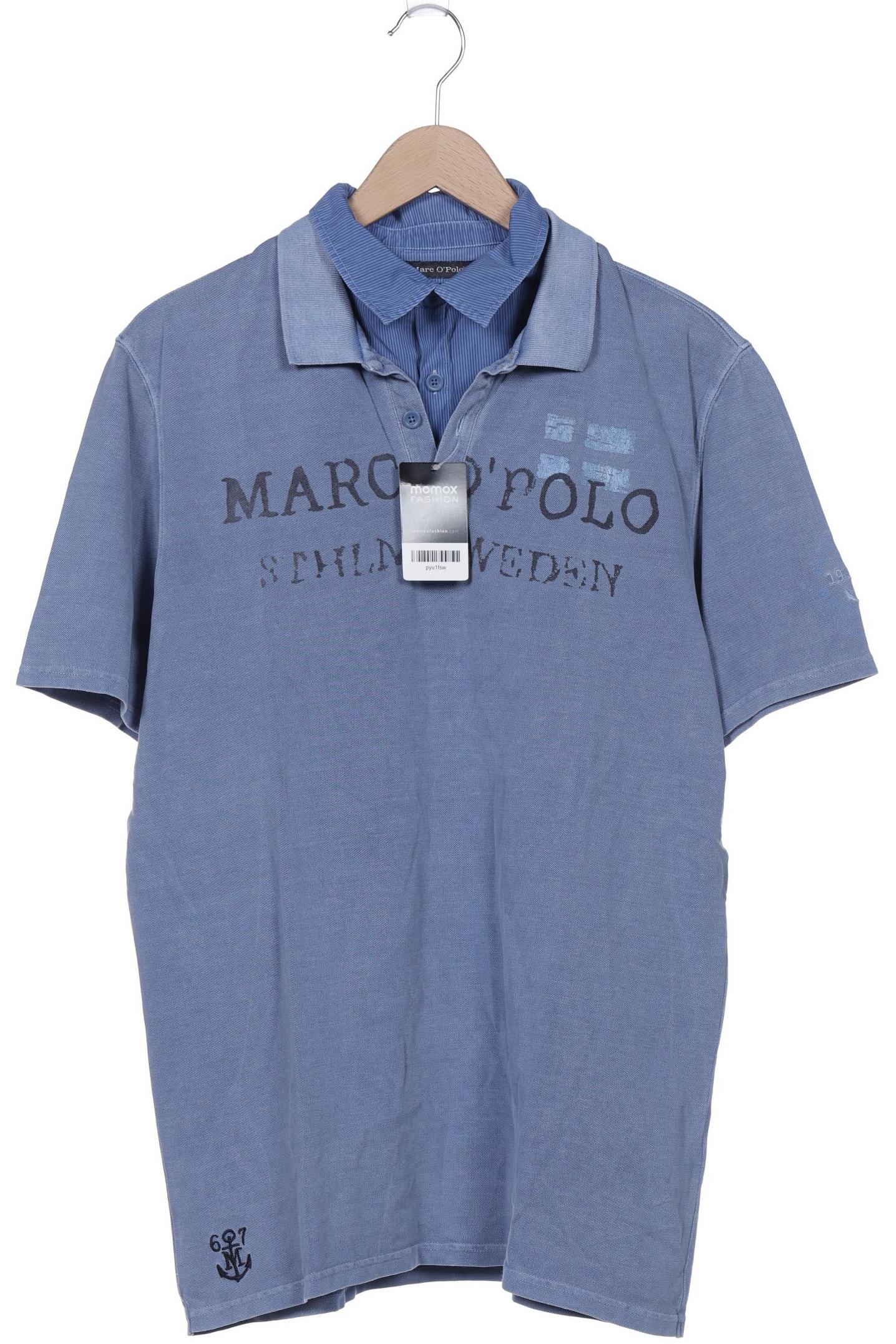 

Marc O Polo Herren Poloshirt, blau, Gr. 54