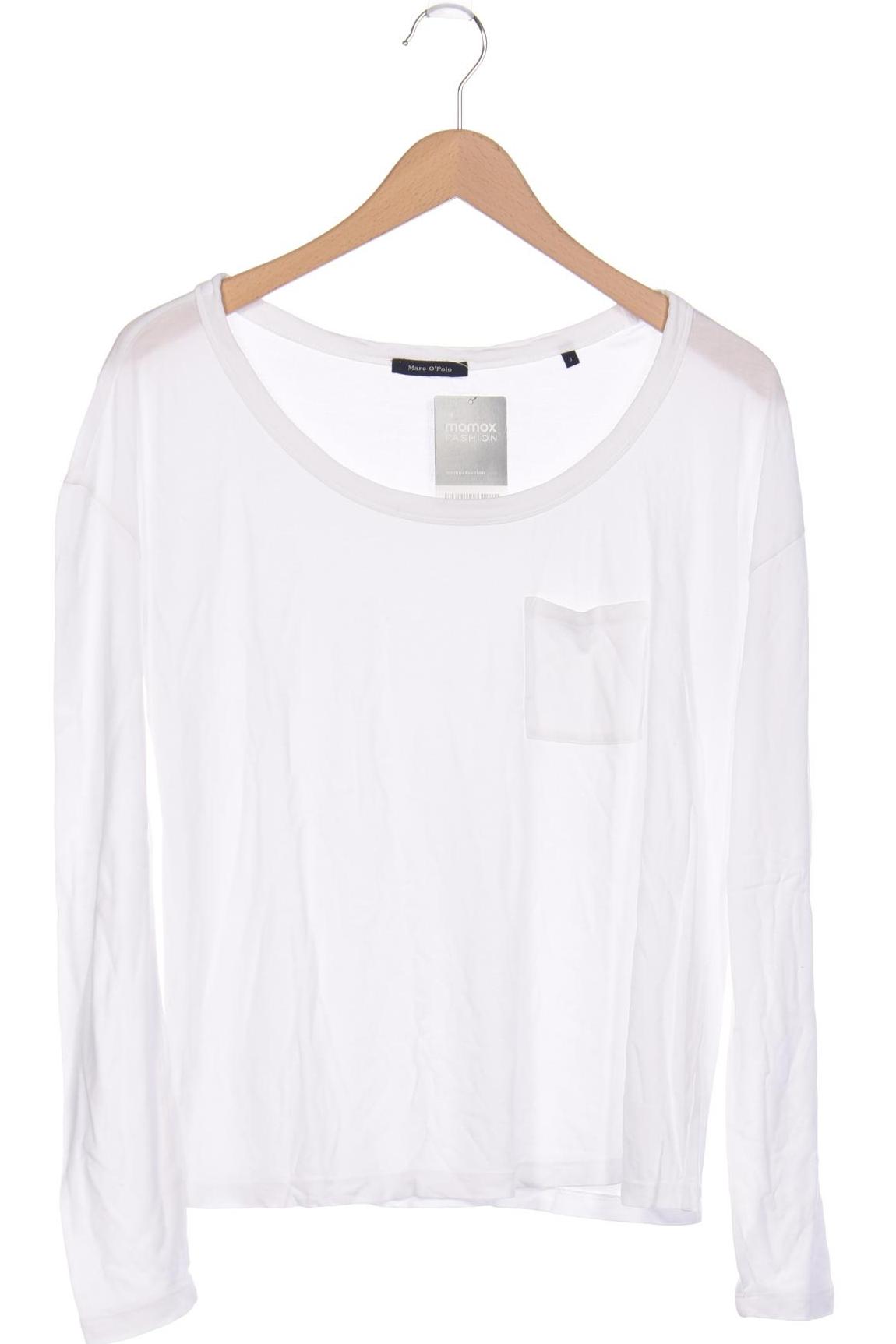 

Marc O Polo Damen Langarmshirt, weiß, Gr. 36