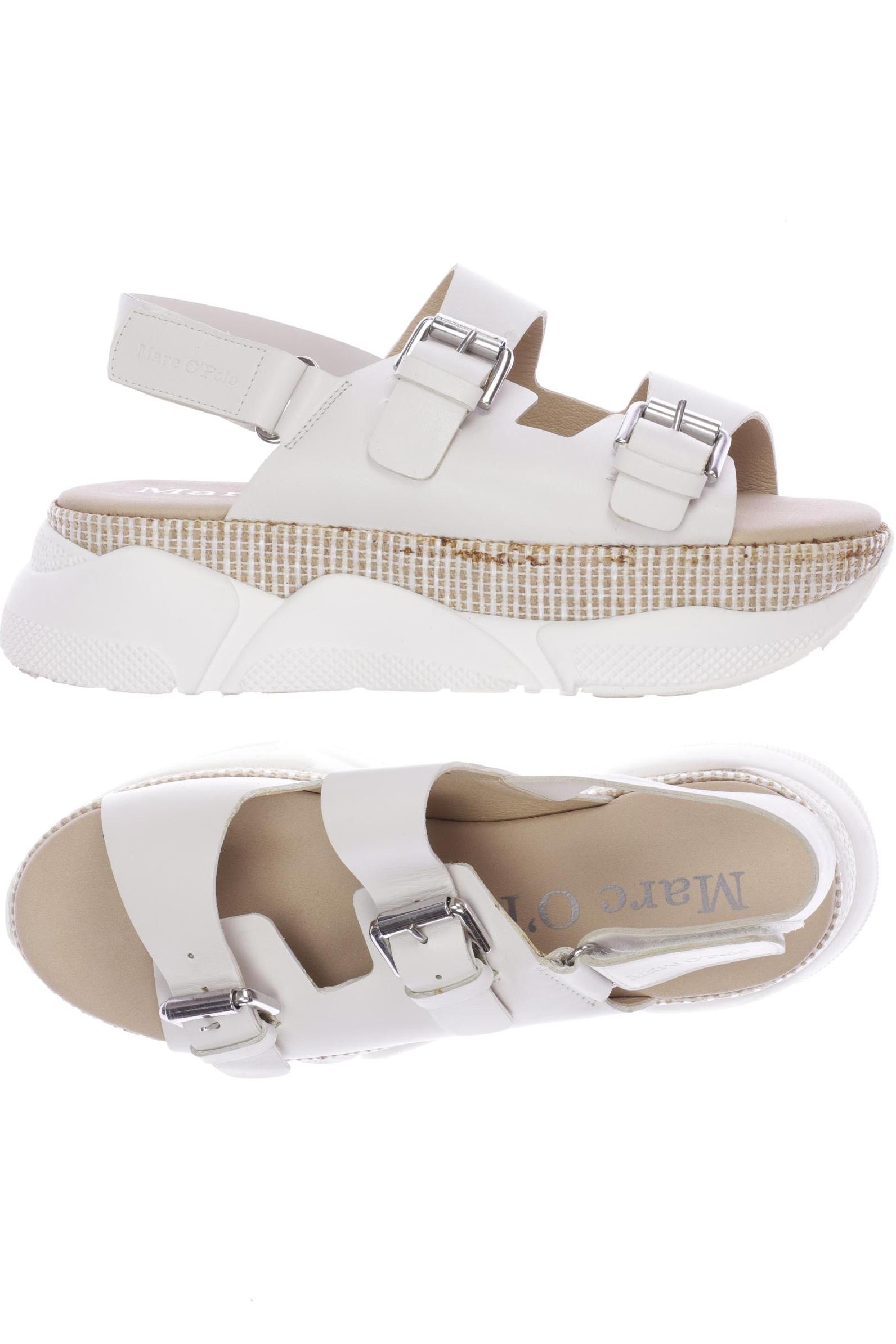 

Marc O Polo Damen Sandale, weiß, Gr. 40