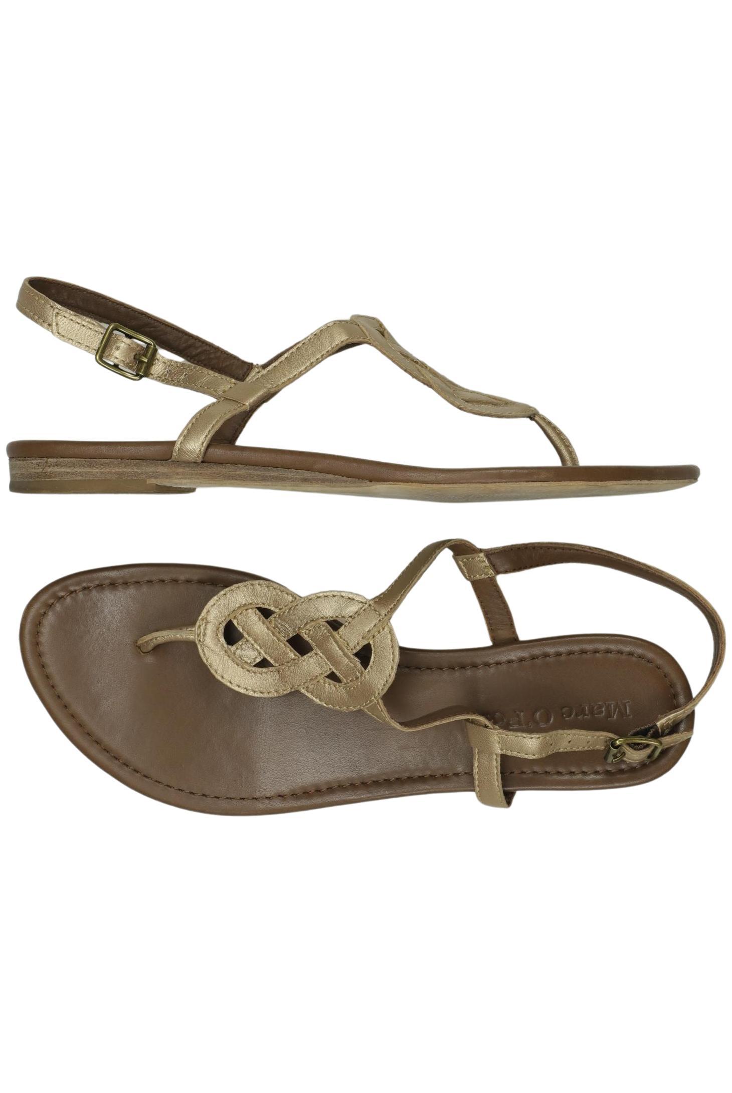 

Marc O Polo Damen Sandale, gold, Gr. 39