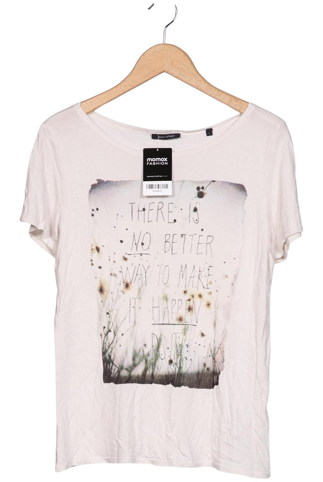 

Marc O Polo Damen T-Shirt, cremeweiß, Gr. 42