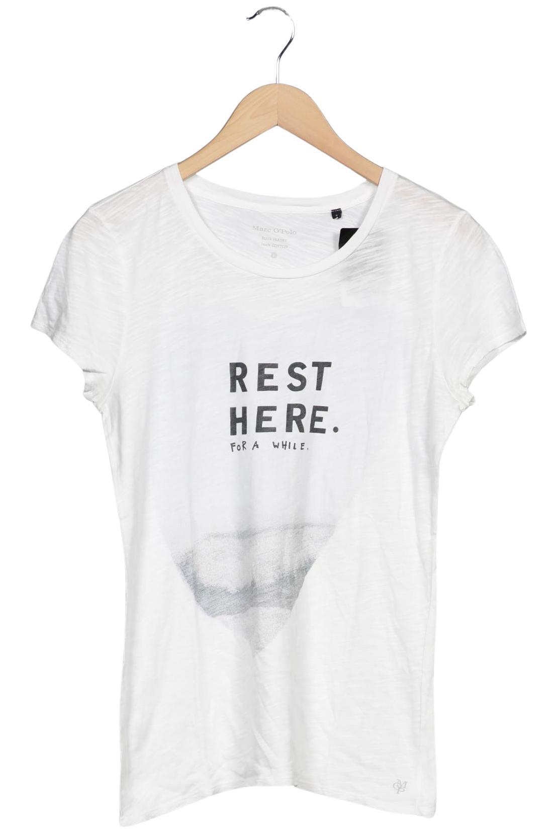 

Marc O Polo Damen T-Shirt, weiß, Gr. 38