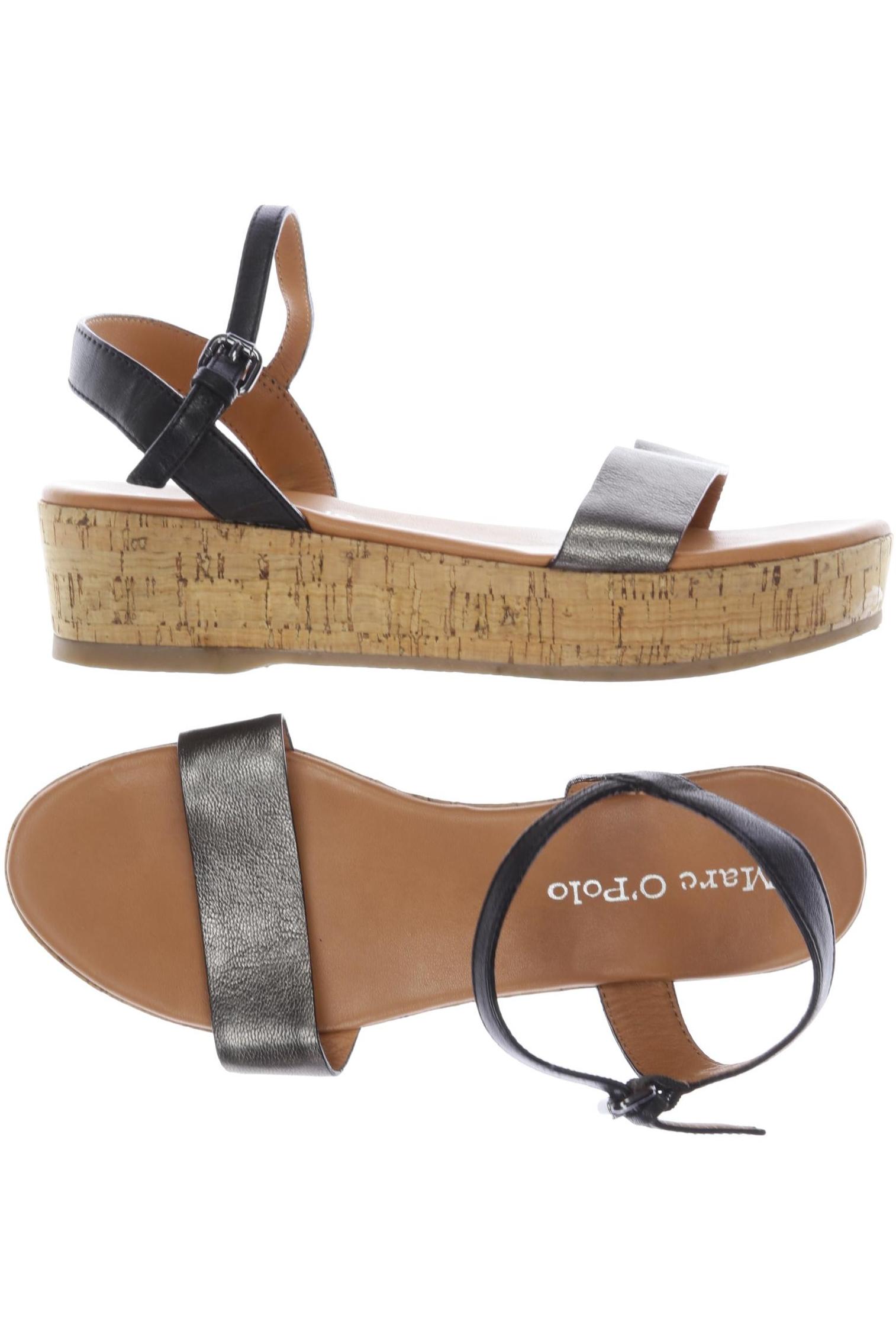 

Marc O Polo Damen Sandale, schwarz, Gr. 38