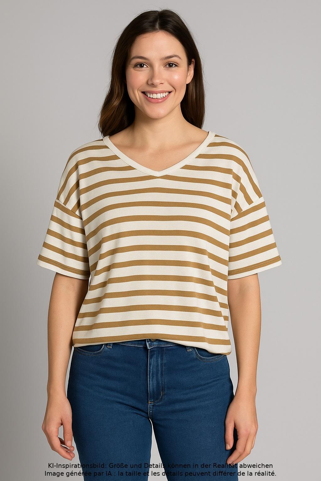 

Marc O Polo Damen T-Shirt, mehrfarbig, Gr. 44