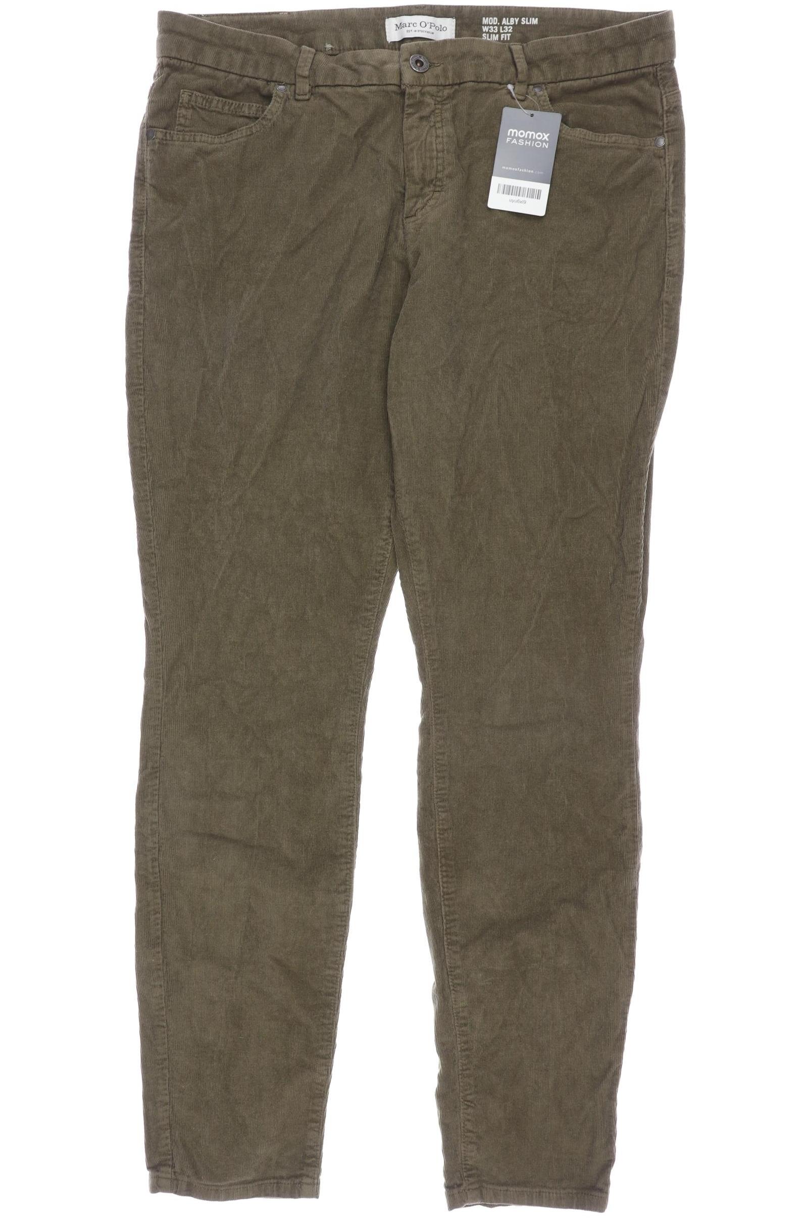 

Marc O Polo Damen Stoffhose, grün, Gr. 33