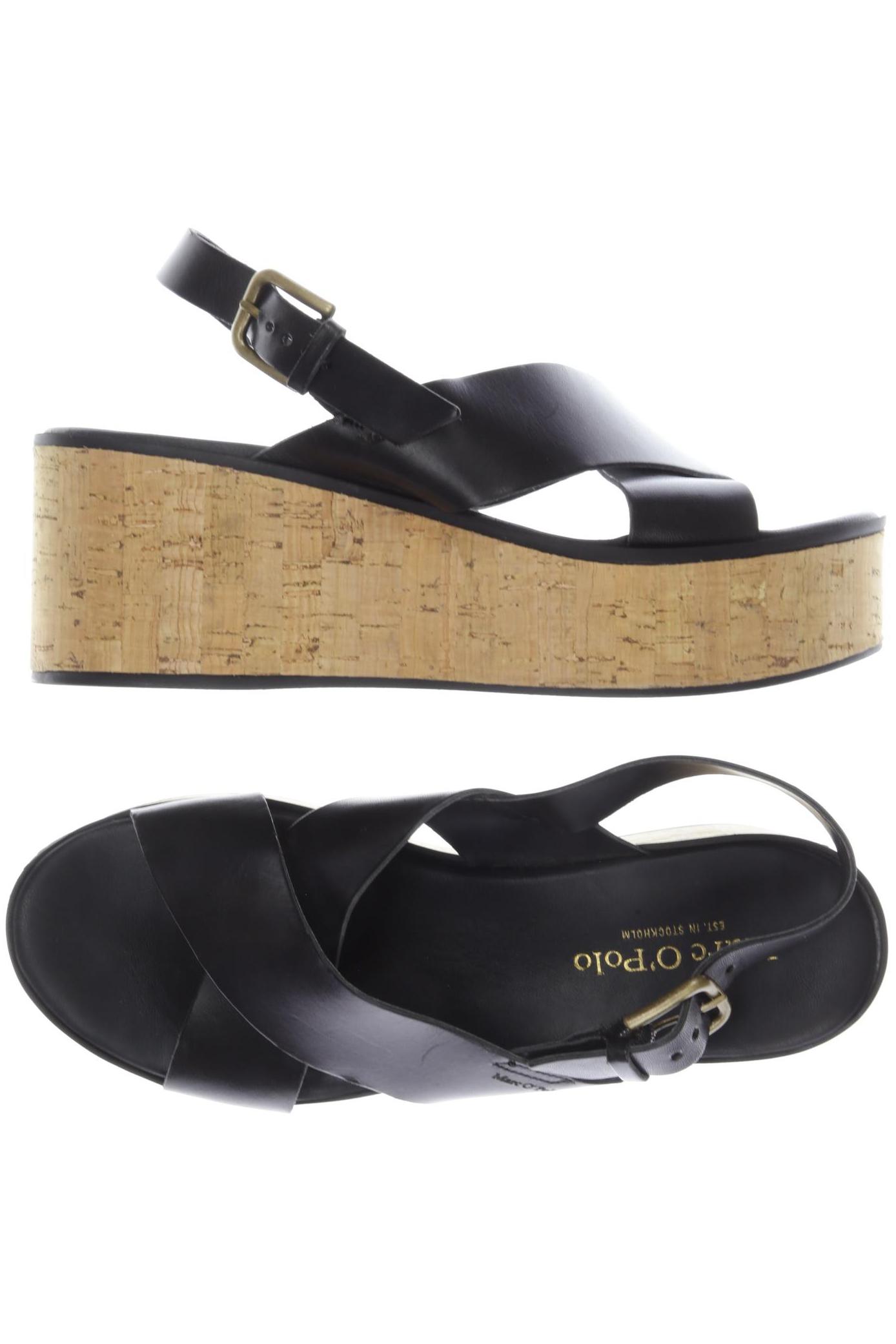 

Marc O Polo Damen Sandale, schwarz, Gr. 40