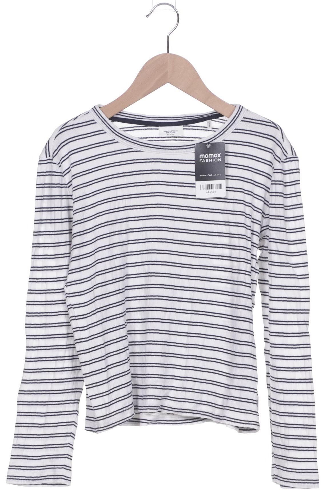 

Marc O Polo Damen Langarmshirt, weiß, Gr. 38