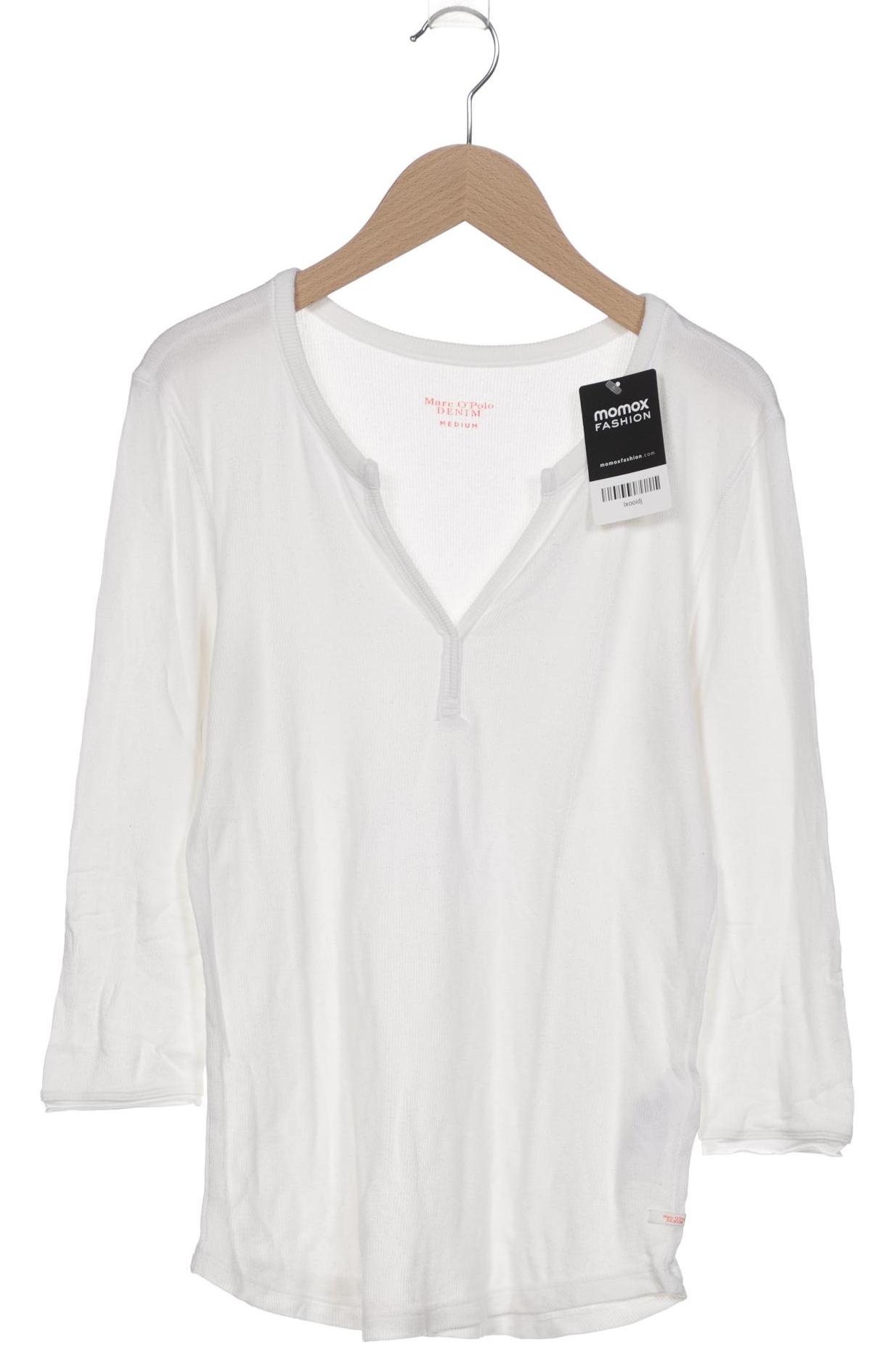 

Marc O Polo Damen Langarmshirt, weiß, Gr. 38