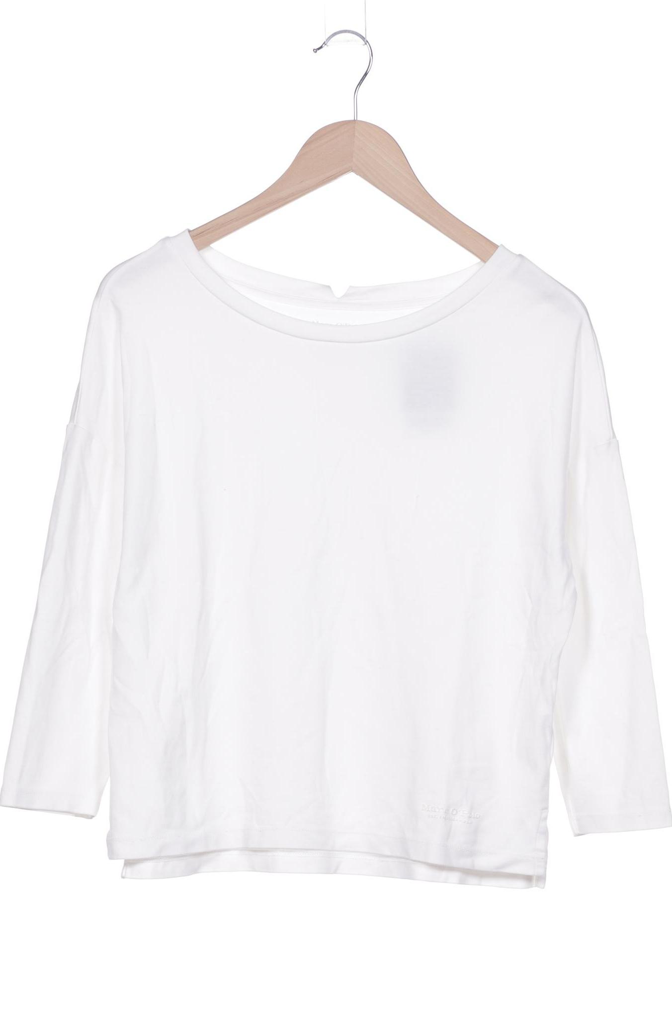 

Marc O Polo Damen Langarmshirt, weiß, Gr. 36