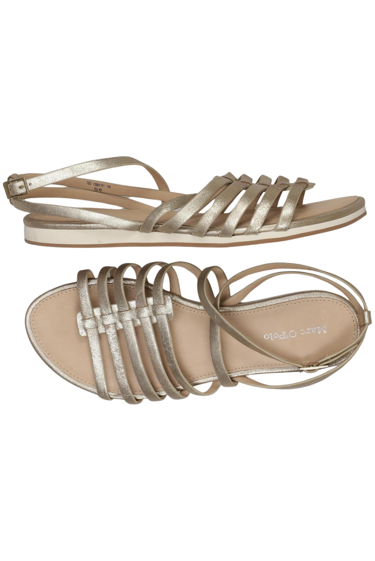 

Marc O Polo Damen Sandale, gold, Gr. 40
