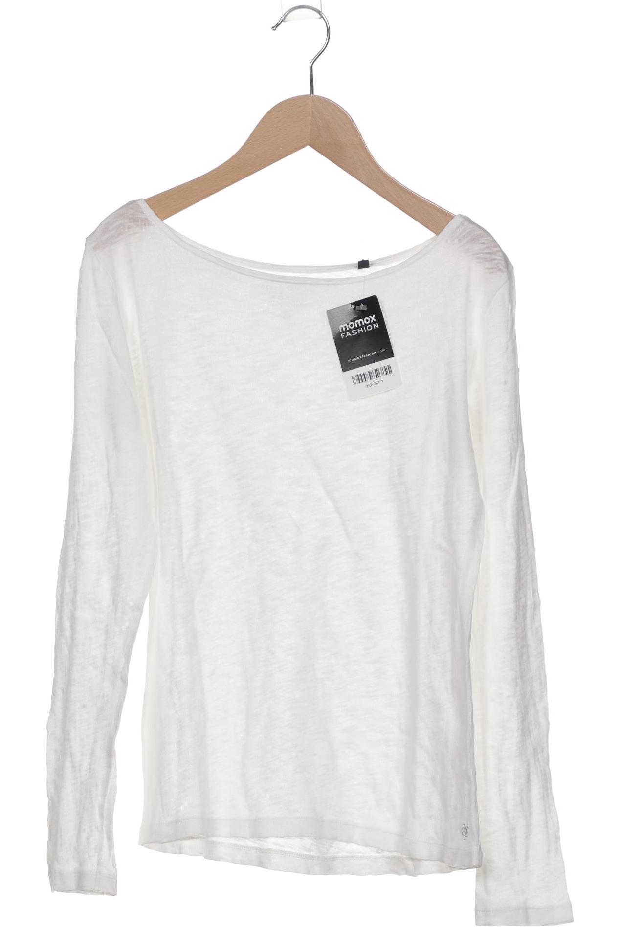 

Marc O Polo Damen Langarmshirt, weiß, Gr. 36