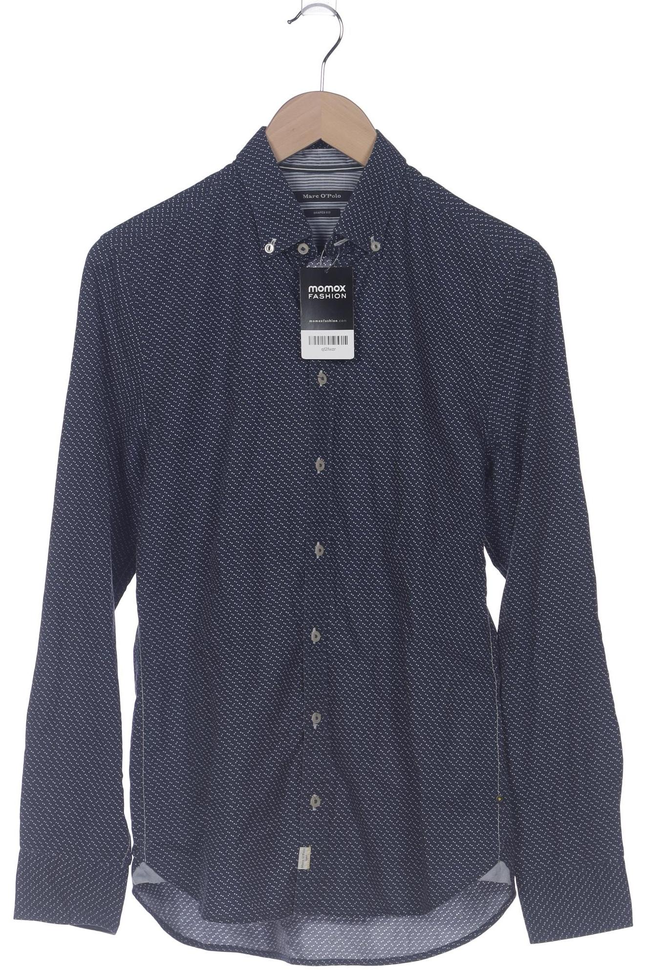 

Marc O Polo Herren Hemd, marineblau, Gr. 46
