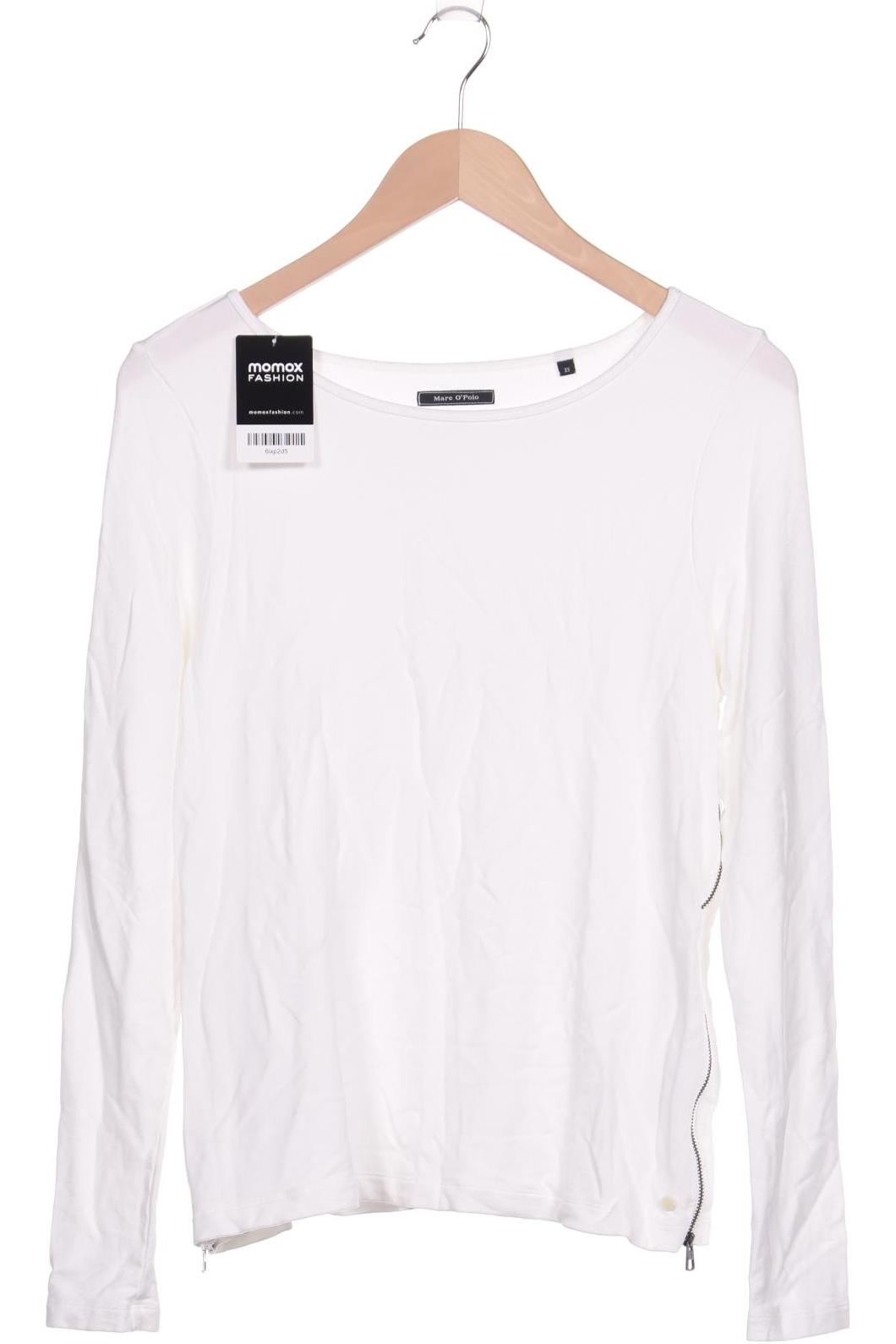 

Marc O Polo Damen Langarmshirt, weiß, Gr. 34