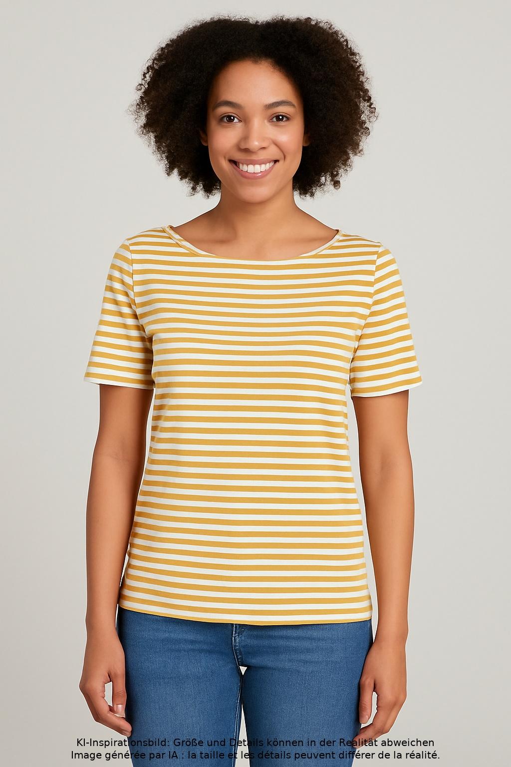 

Marc O Polo Damen T-Shirt, mehrfarbig, Gr. 42