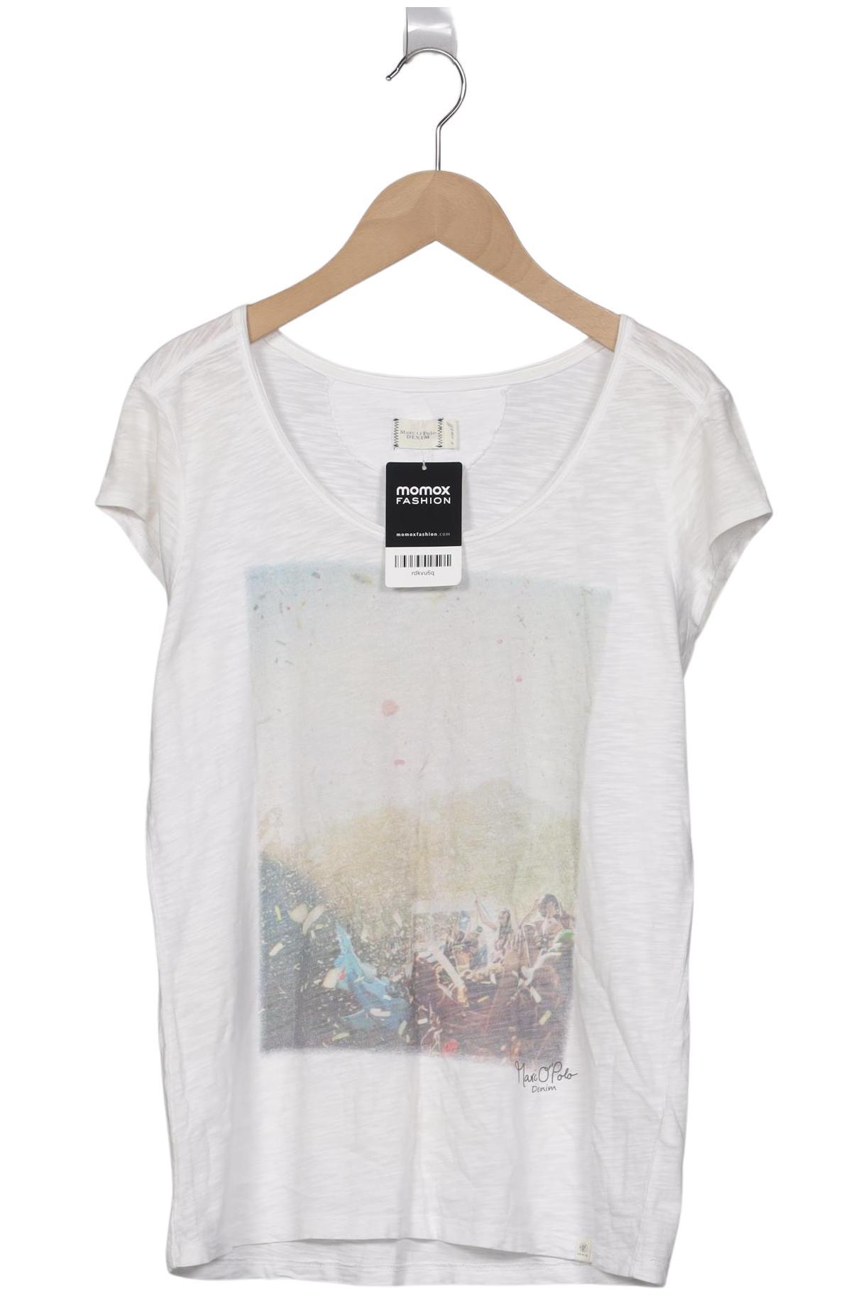 

Marc O Polo Damen T-Shirt, weiß, Gr. 34