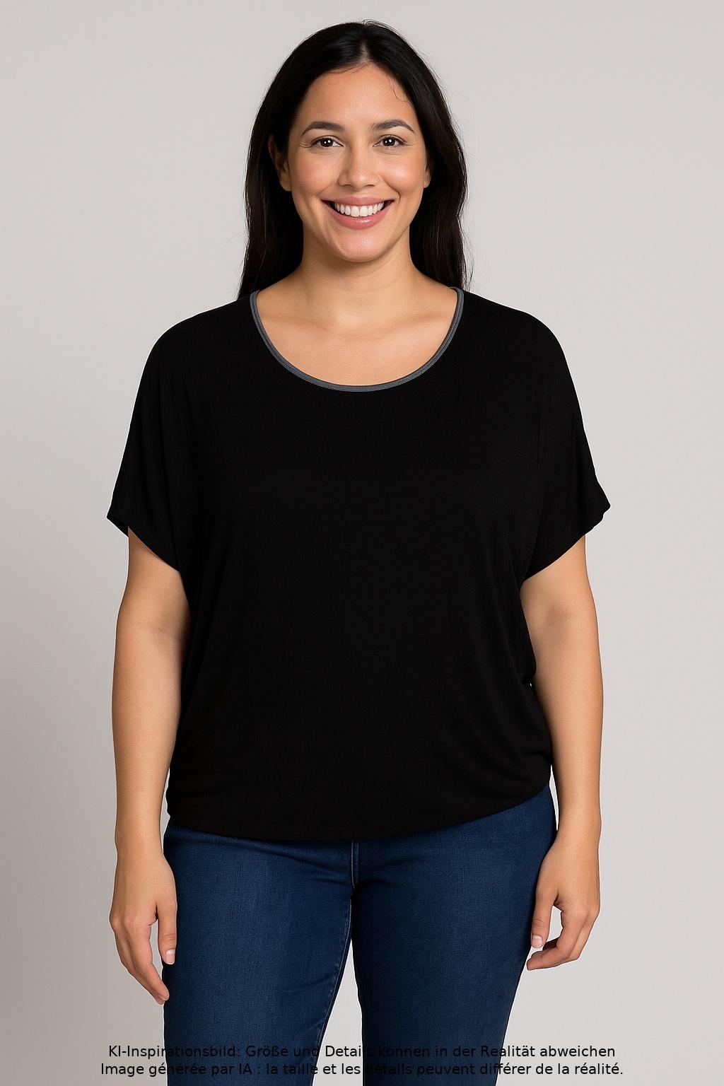 

Marc O Polo Damen T-Shirt, schwarz, Gr. 44