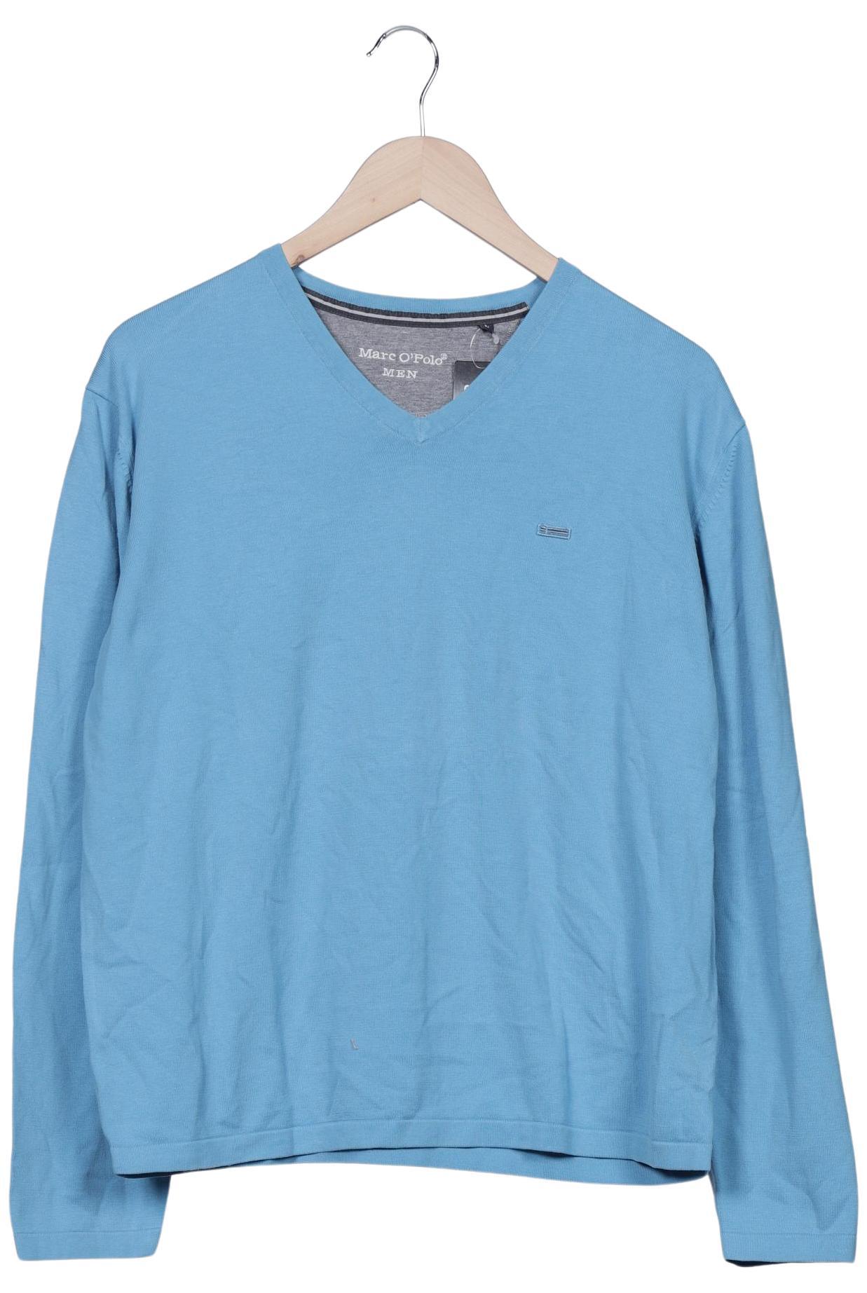 

Marc O Polo Herren Langarmshirt, blau, Gr. 52