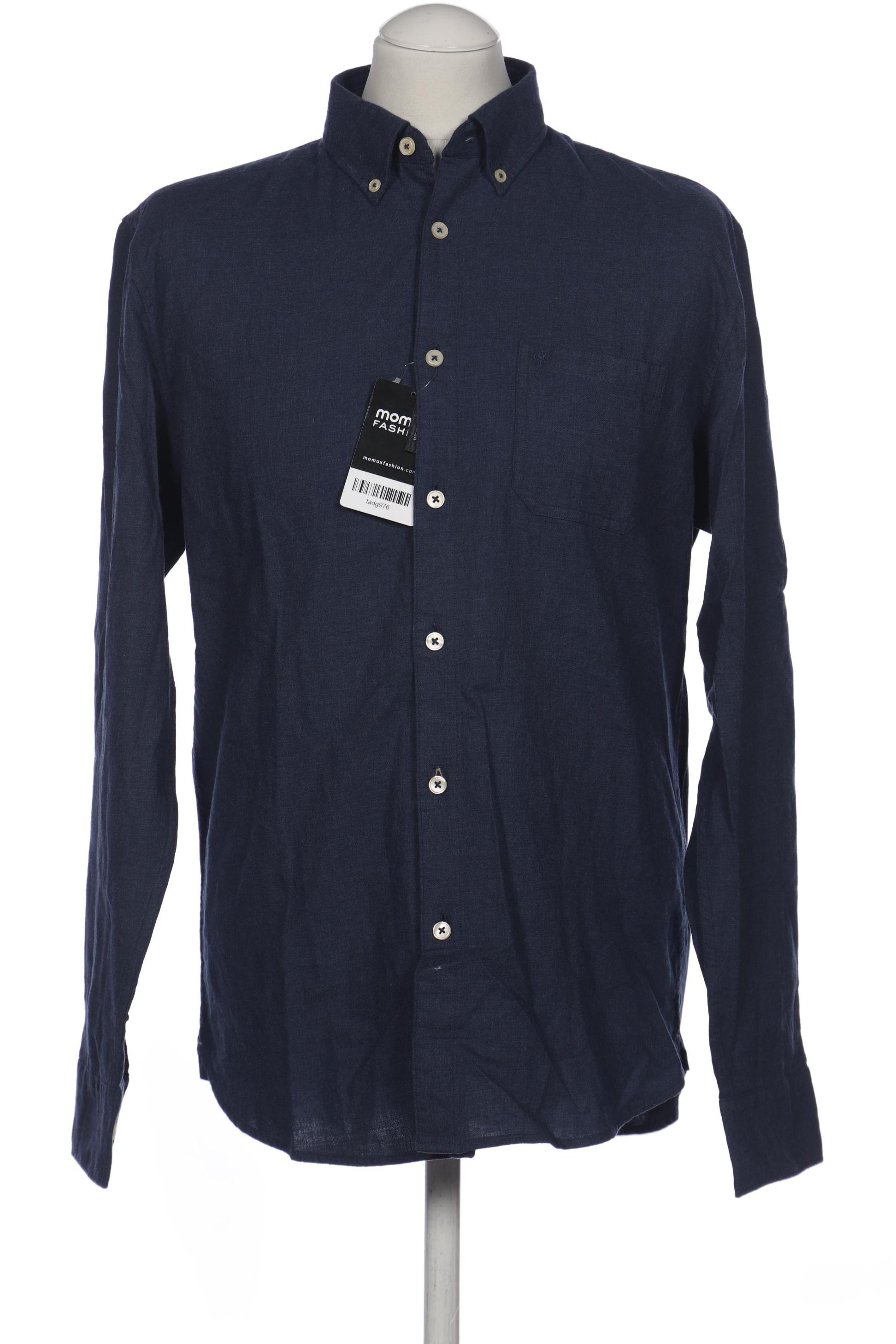 

Marc O Polo Herren Hemd, marineblau, Gr. 46