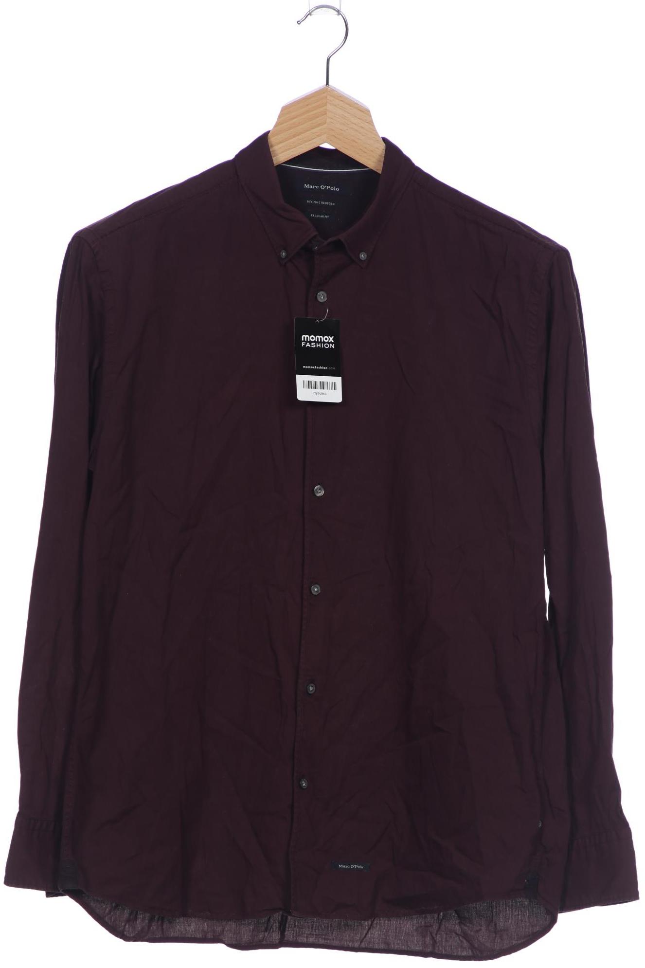 

Marc O Polo Herren Hemd, bordeaux, Gr. 56