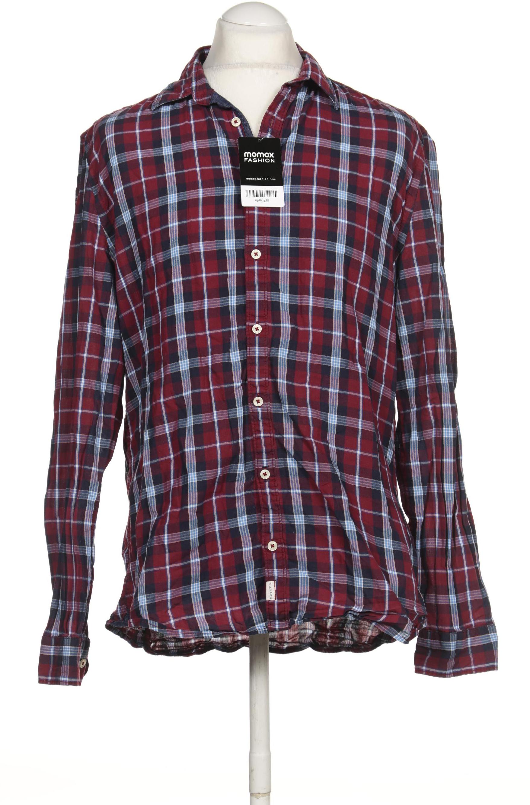 

Marc O Polo Herren Hemd, bordeaux, Gr. 54