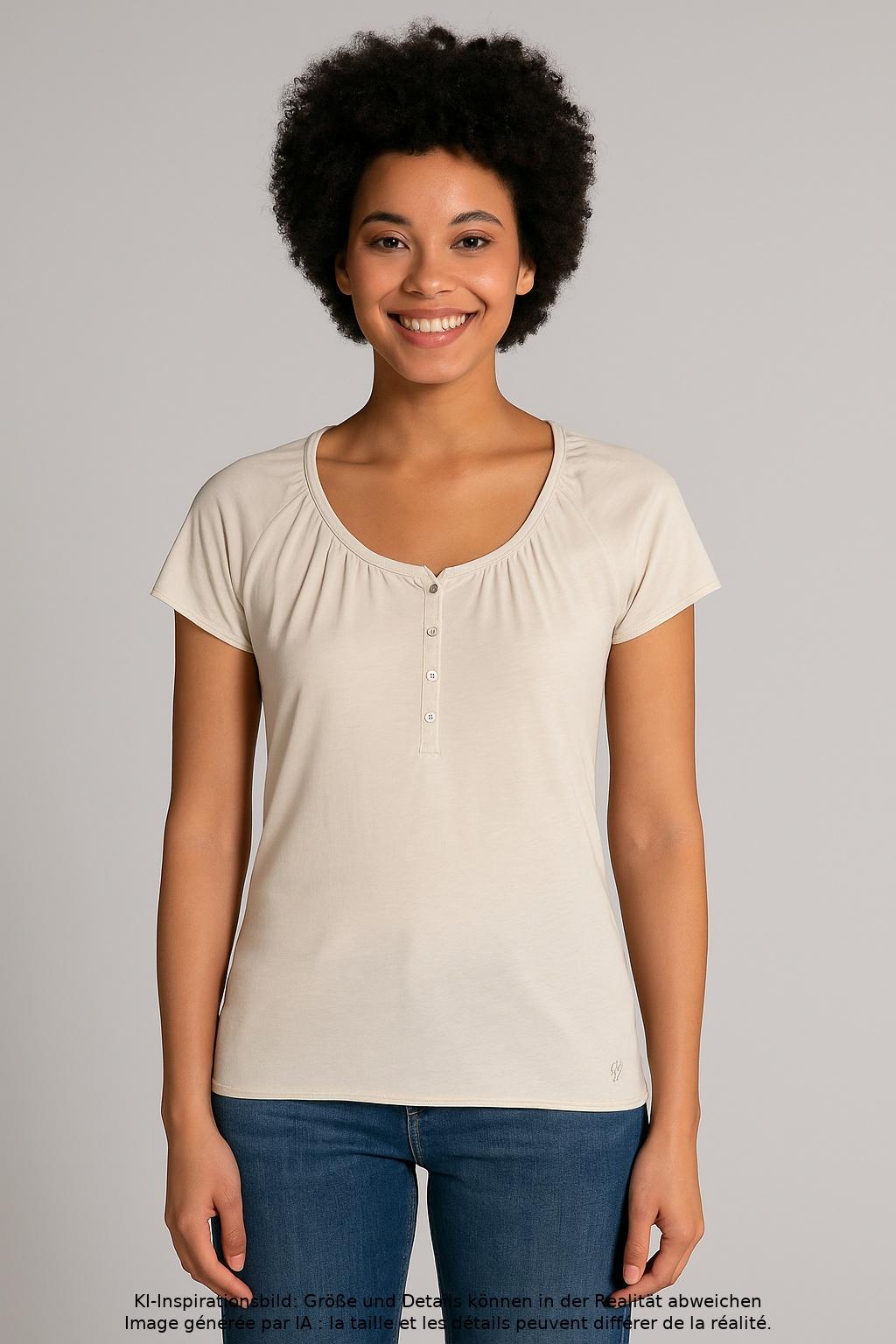 

Marc O Polo Damen T-Shirt, beige, Gr. 34