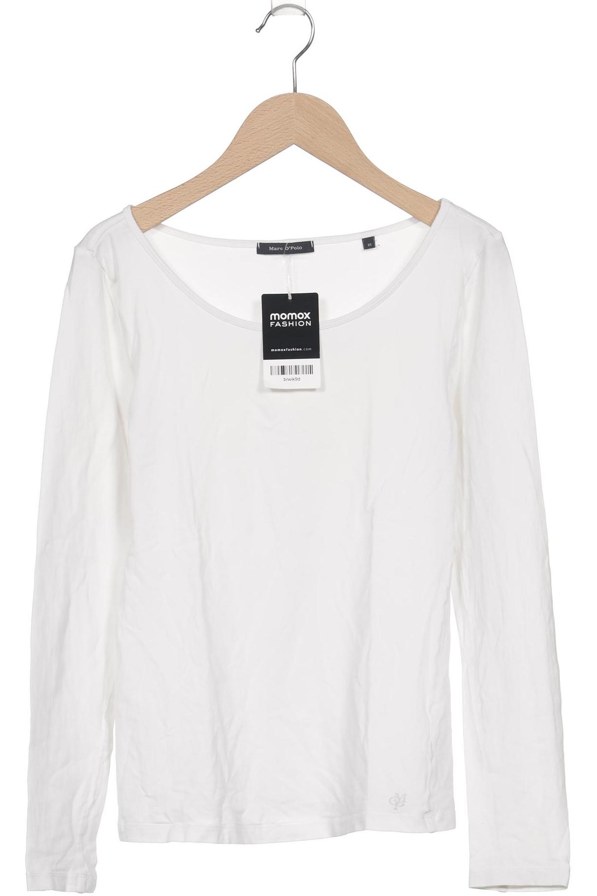 

Marc O Polo Damen Langarmshirt, weiß, Gr. 34