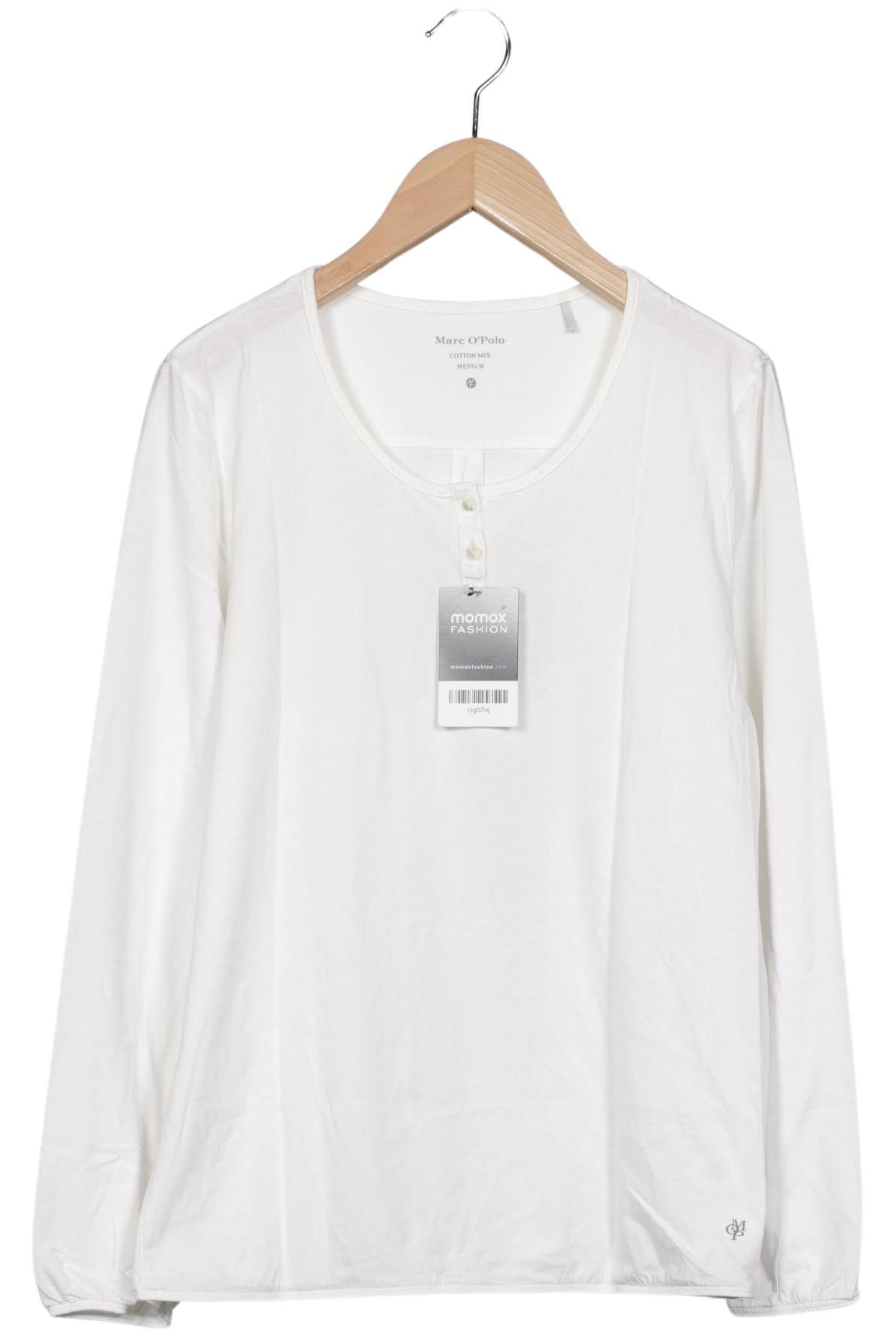 

Marc O Polo Damen Langarmshirt, weiß, Gr. 38