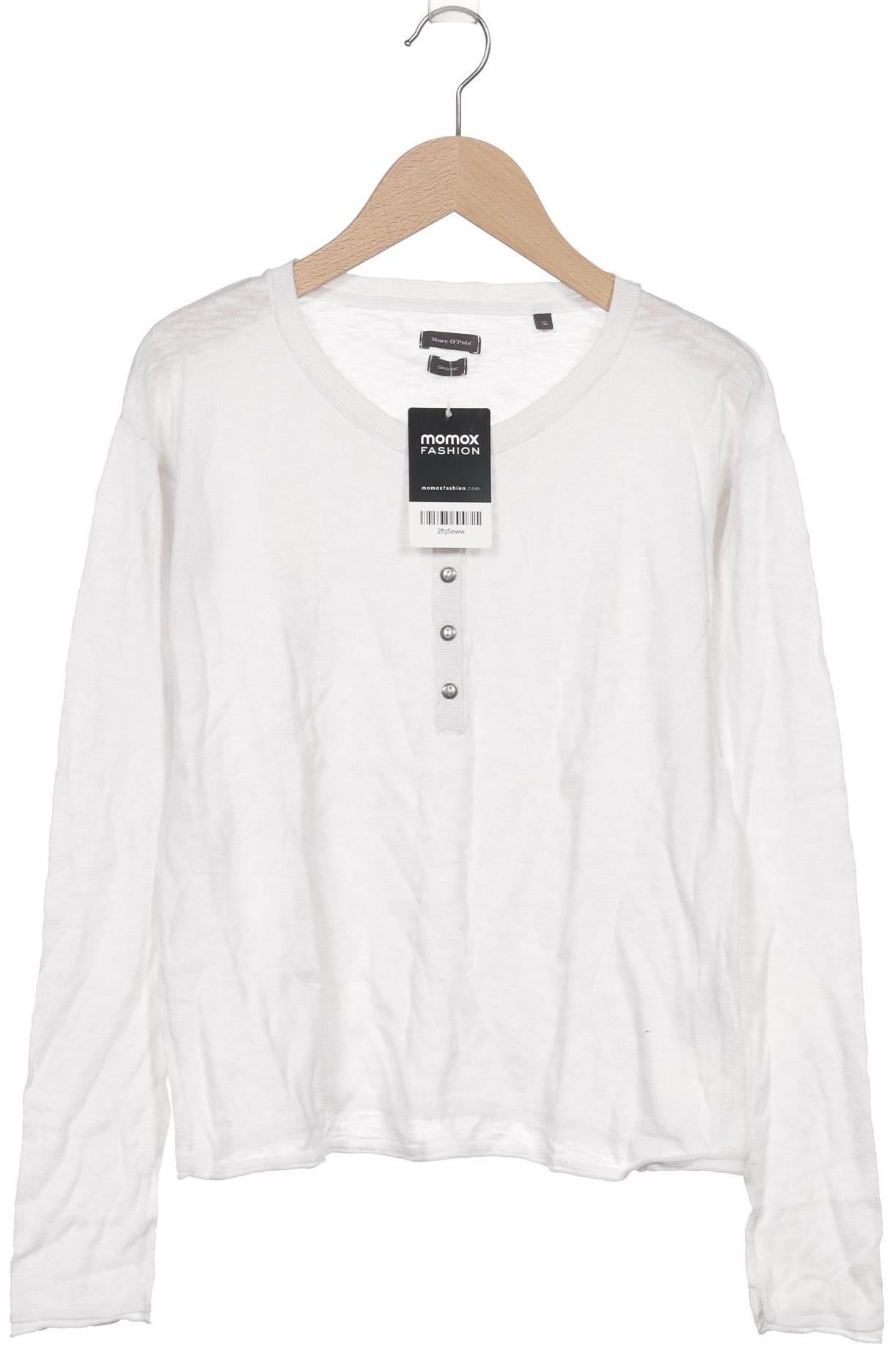 

Marc O Polo Damen Langarmshirt, weiß, Gr. 36
