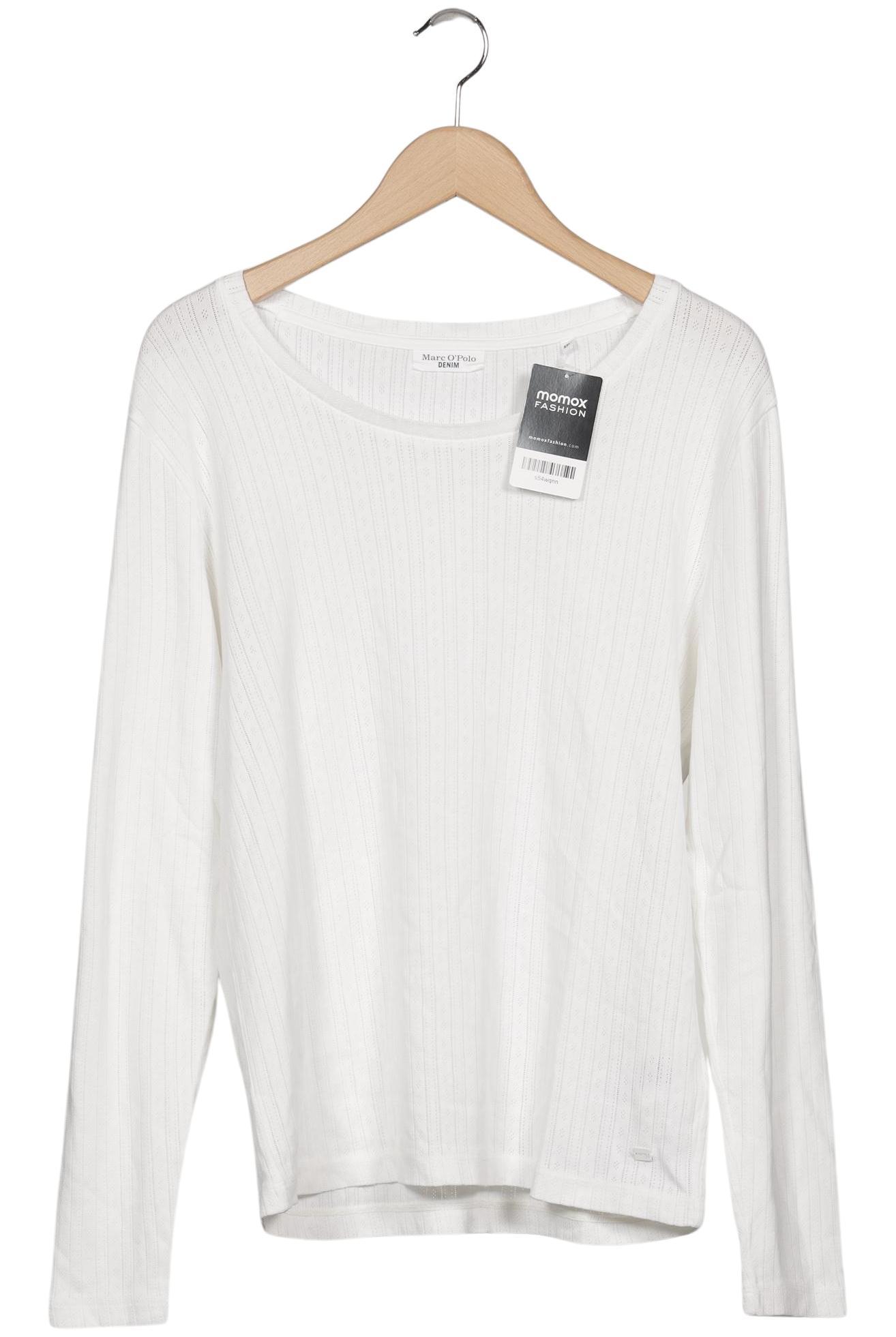 

Marc O Polo Damen Langarmshirt, weiß, Gr. 46