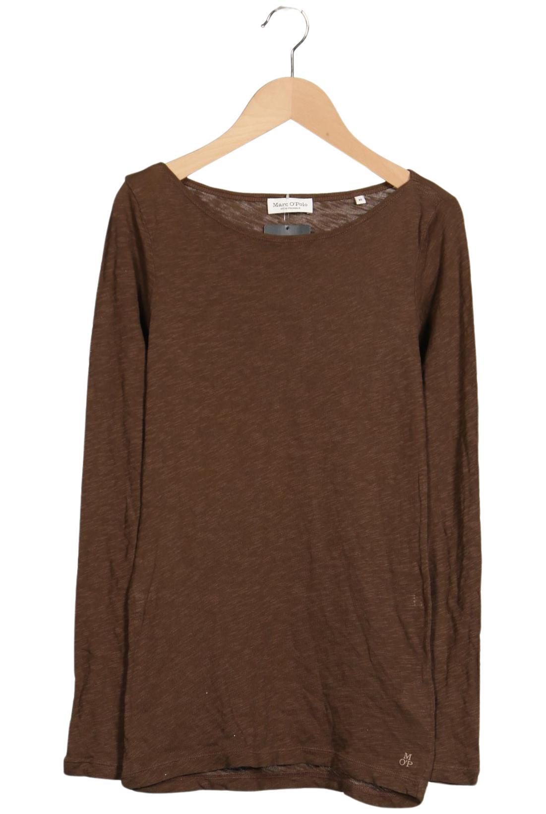 

Marc O Polo Damen Langarmshirt, braun, Gr. 34