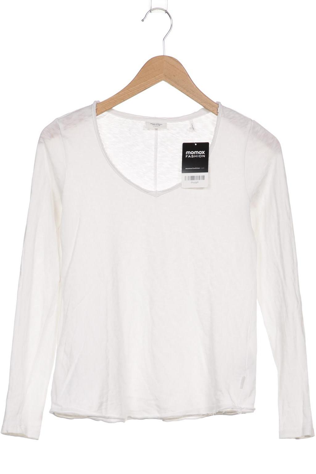 

Marc O Polo Damen Langarmshirt, weiß, Gr. 34