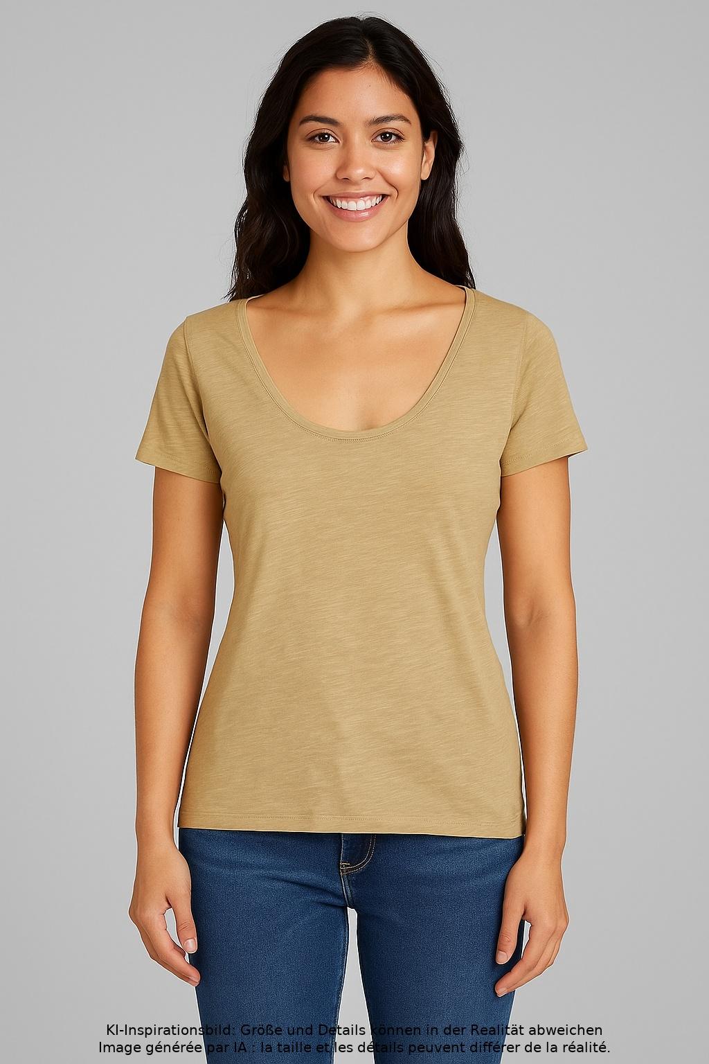 

Marc O Polo Damen T-Shirt, beige, Gr. 38