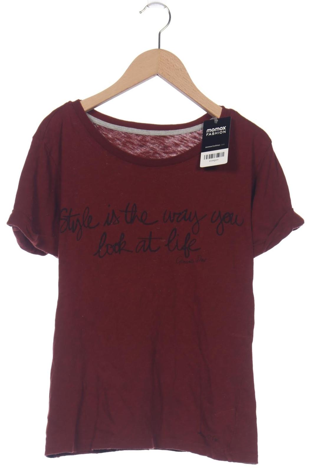 

Marc O Polo Damen T-Shirt, bordeaux, Gr. 34