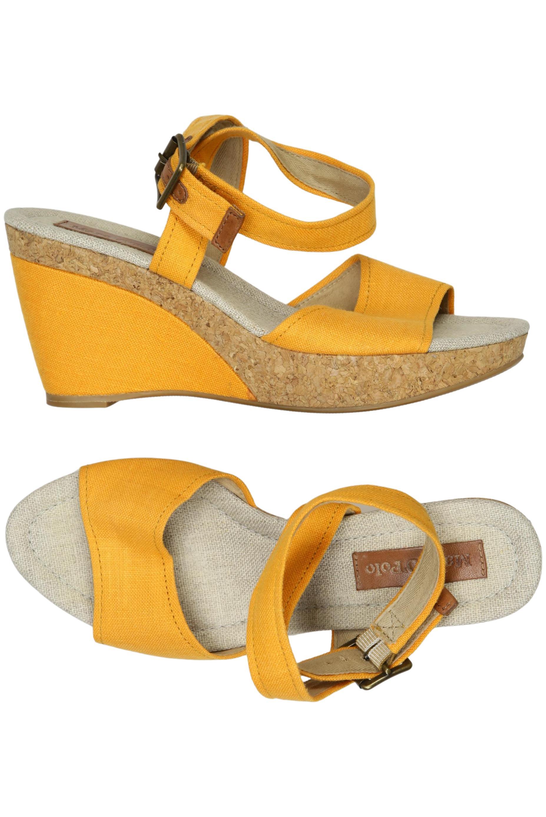 

Marc O Polo Damen Sandale, gelb, Gr. 3.5