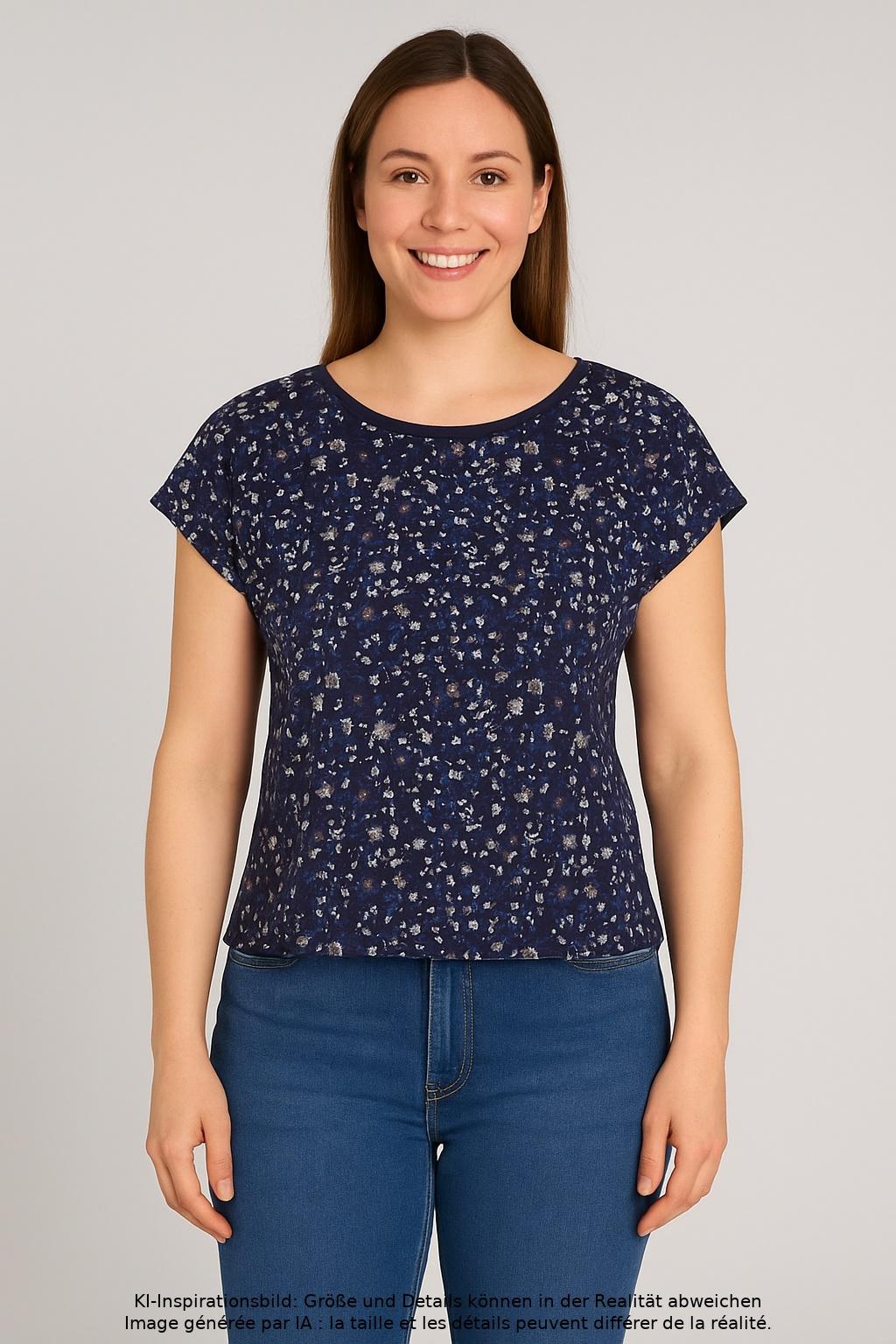 

Marc O Polo Damen T-Shirt, marineblau, Gr. 36