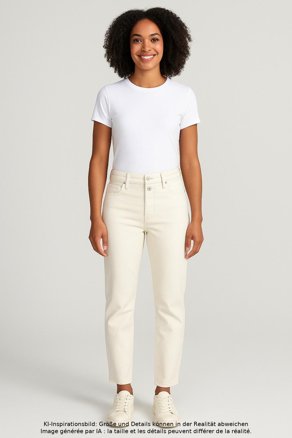 

Marc O Polo Damen Jeans, cremeweiß, Gr. 26