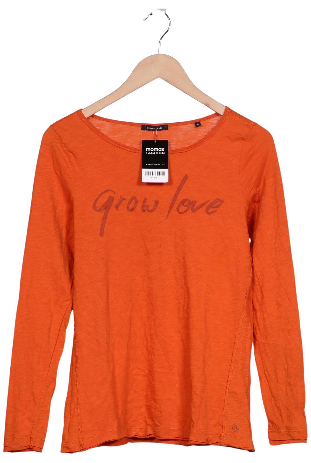 

Marc O Polo Damen Langarmshirt, orange, Gr. 34