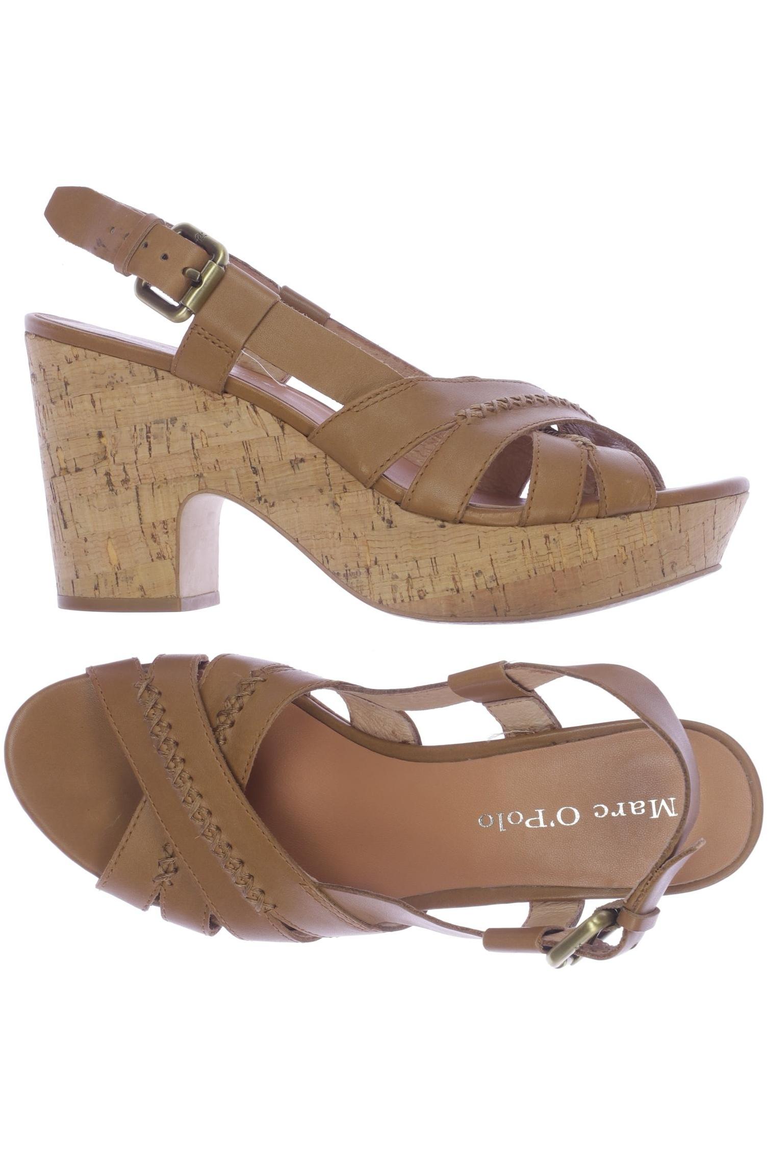 

Marc O Polo Damen Sandale, beige, Gr. 40