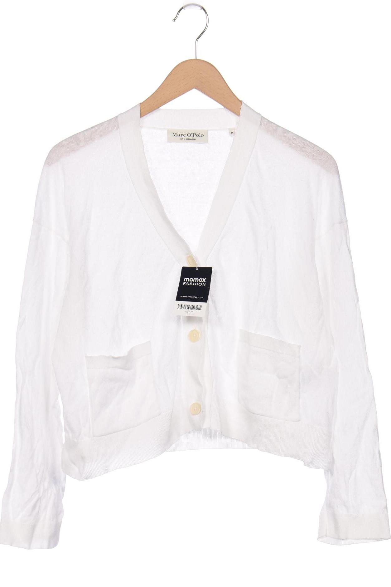 

Marc O Polo Damen Strickjacke, weiß, Gr. 38
