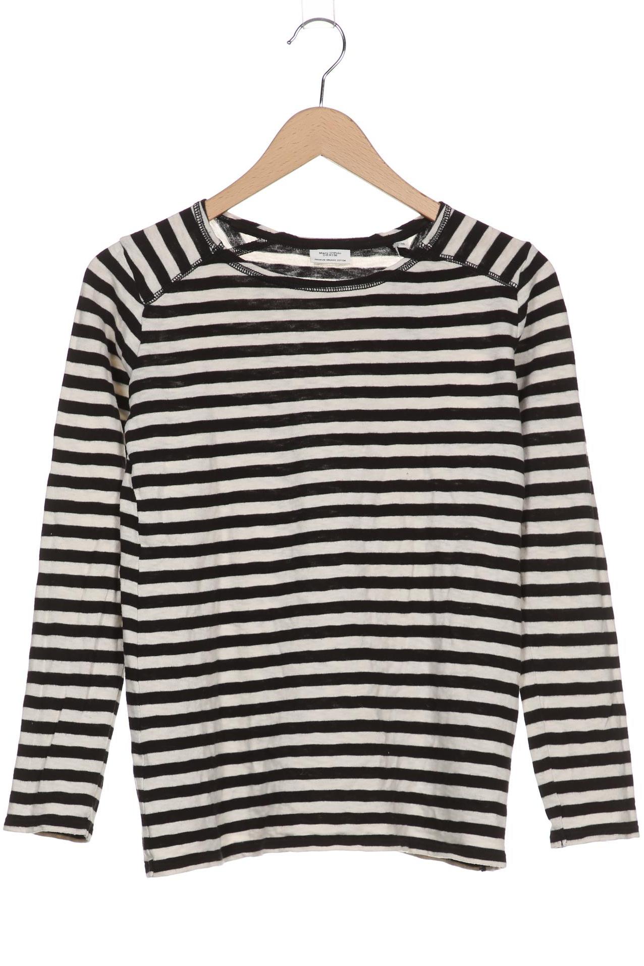 

Marc O Polo Damen Langarmshirt, weiß, Gr. 34